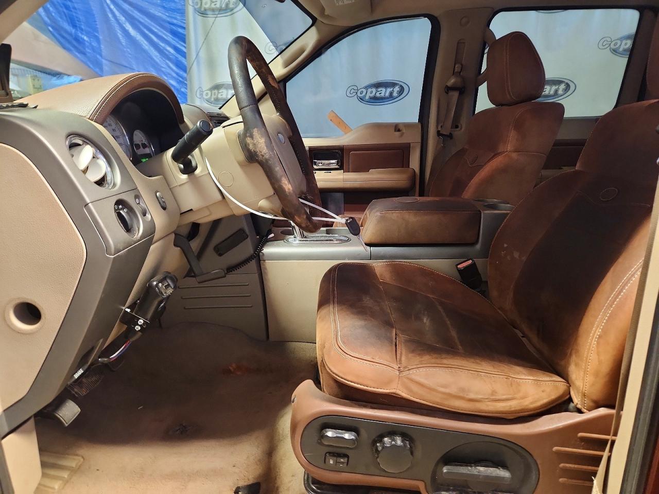 2005 Ford F150 Supercrew Burgundy vin: 1FTPW14585KC59596