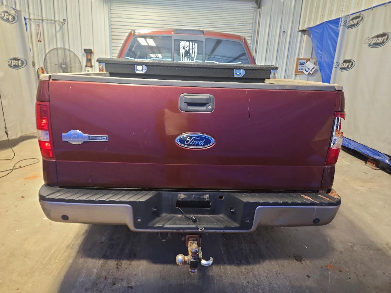 2005 Ford F150 Supercrew Burgundy vin: 1FTPW14585KC59596