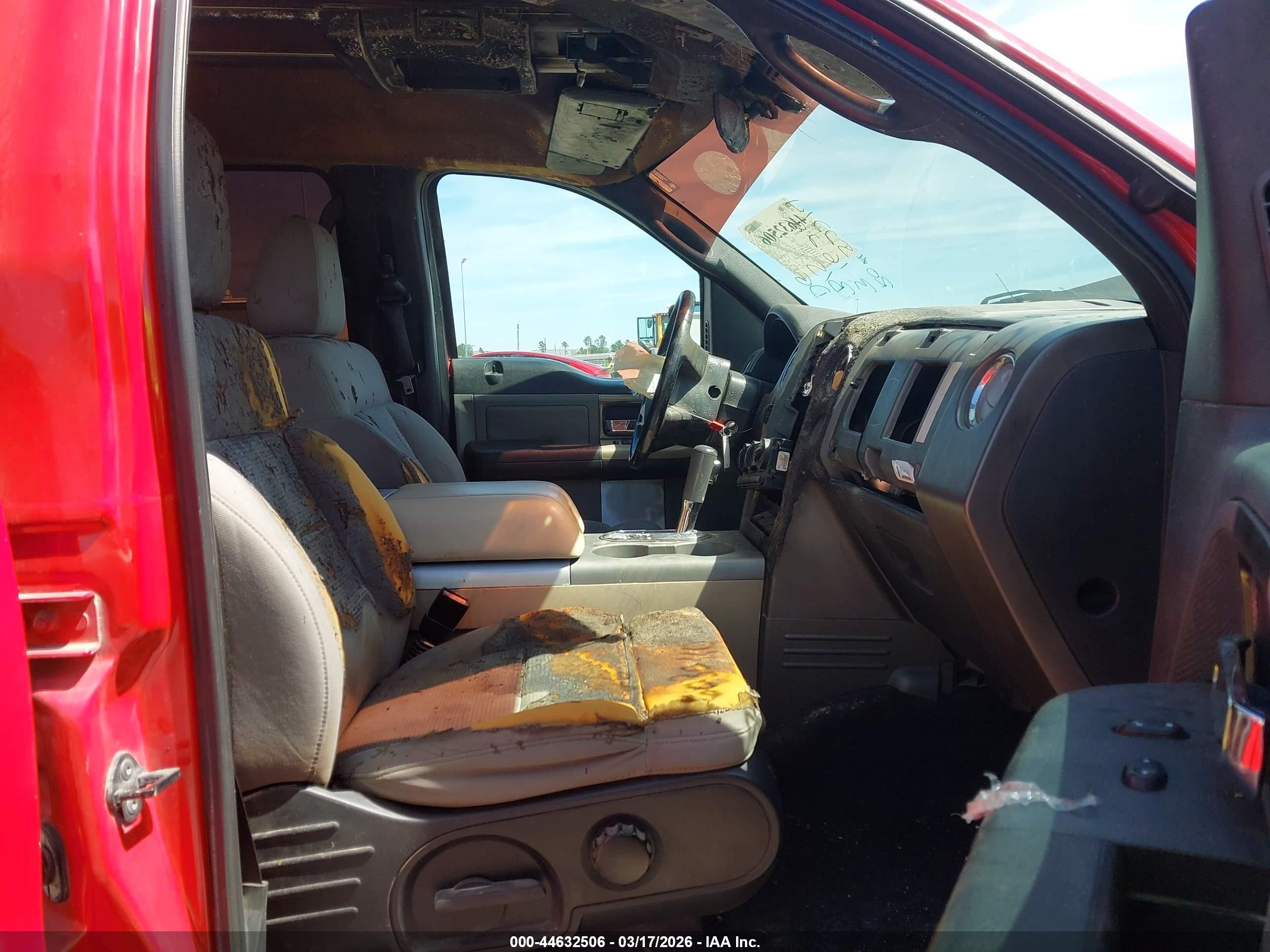 2005 Ford F-150 Fx4/lariat/xlt Red vin: 1FTPW14585KE04684