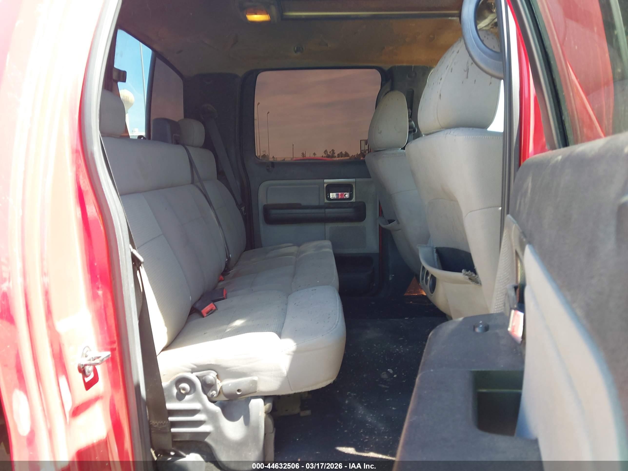 2005 Ford F-150 Fx4/lariat/xlt Red vin: 1FTPW14585KE04684