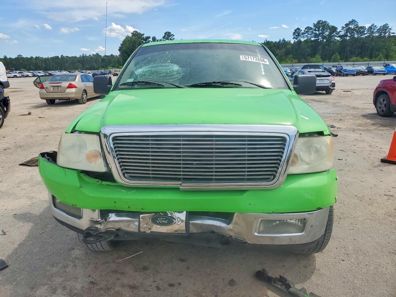 2005 Ford F150 Supercrew Green vin: 1FTPW14585KE66697