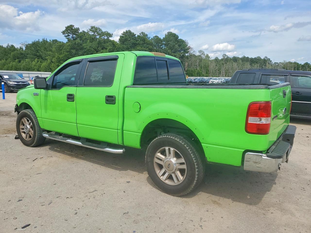 2005 Ford F150 Supercrew Green vin: 1FTPW14585KE66697