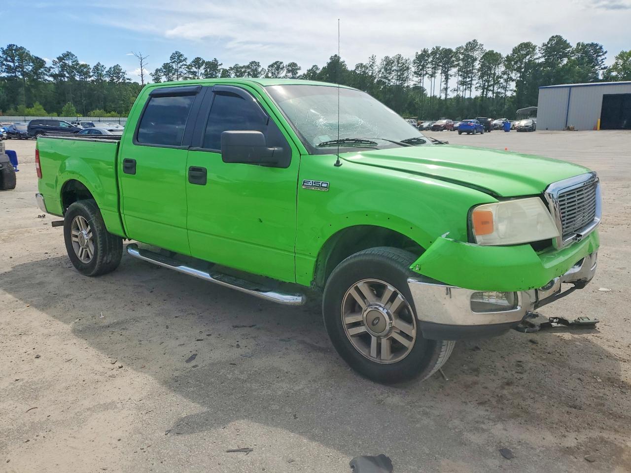 2005 Ford F150 Supercrew Green vin: 1FTPW14585KE66697