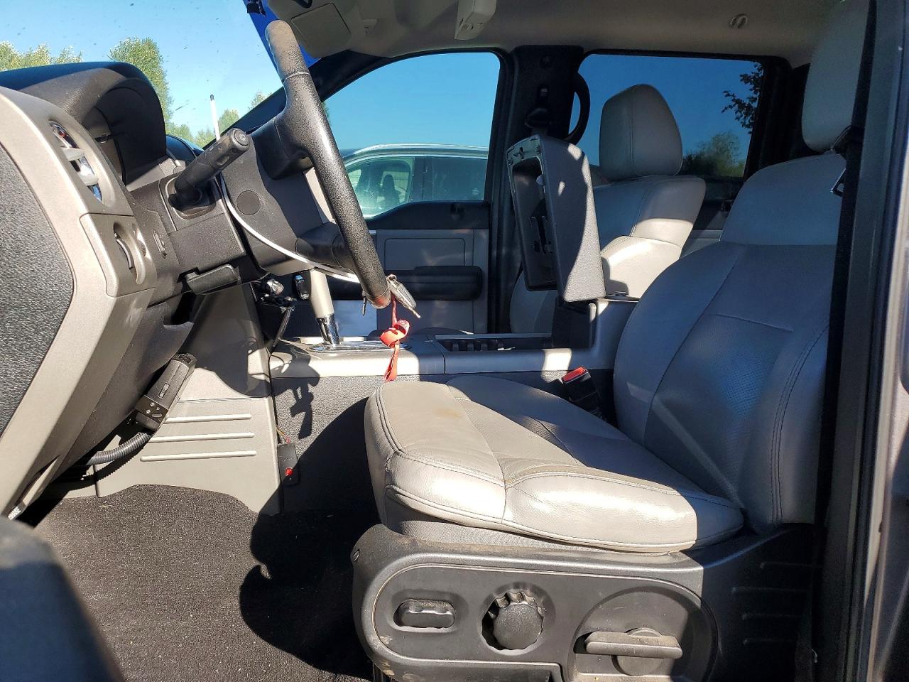 2005 Ford F150 Supercrew Gray vin: 1FTPW14585KE79787