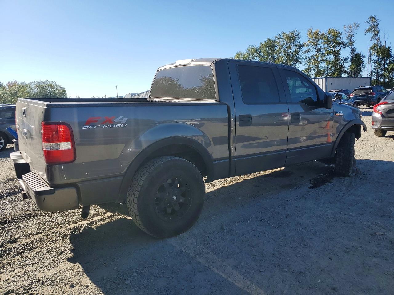 2005 Ford F150 Supercrew Gray vin: 1FTPW14585KE79787