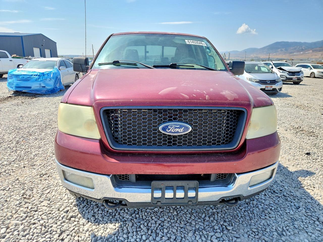 2005 Ford F150 Supercrew Burgundy vin: 1FTPW14585KF08611