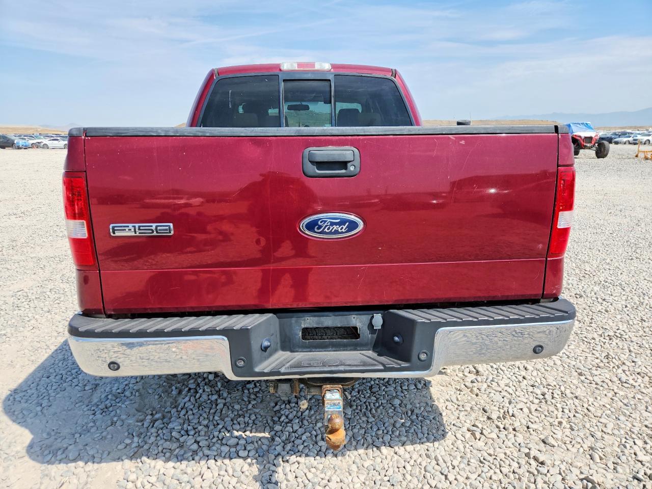 2005 Ford F150 Supercrew Burgundy vin: 1FTPW14585KF08611