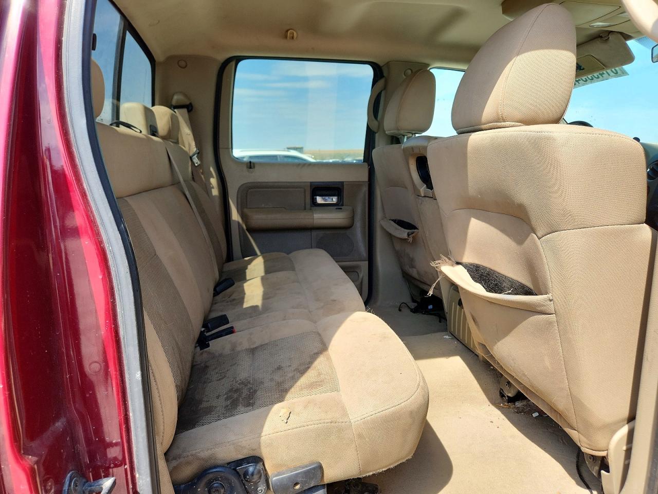 2005 Ford F150 Supercrew Burgundy vin: 1FTPW14585KF08611