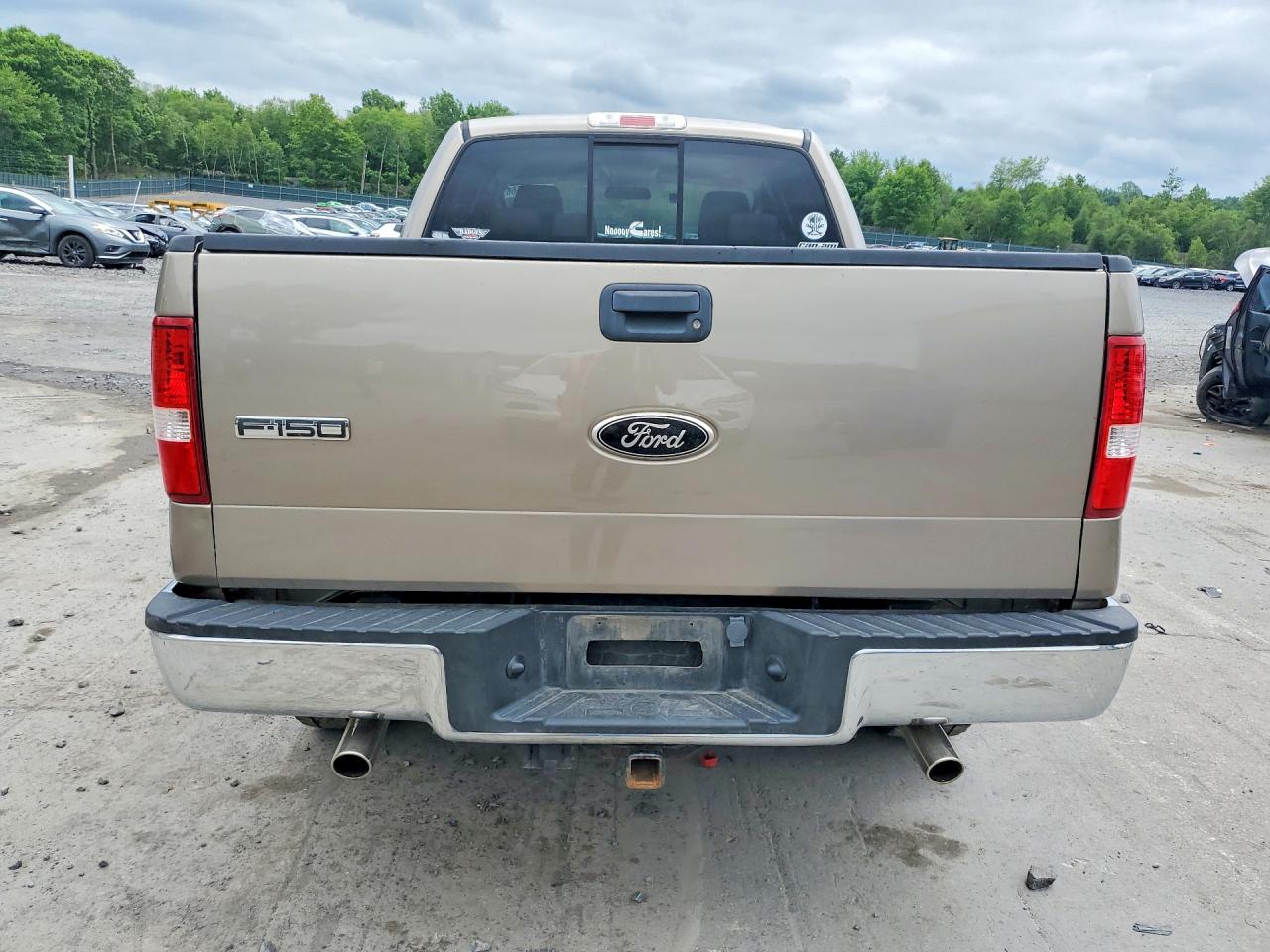 2006 Ford F150 Supercrew Желто-коричневый vin: 1FTPW14586FB68094