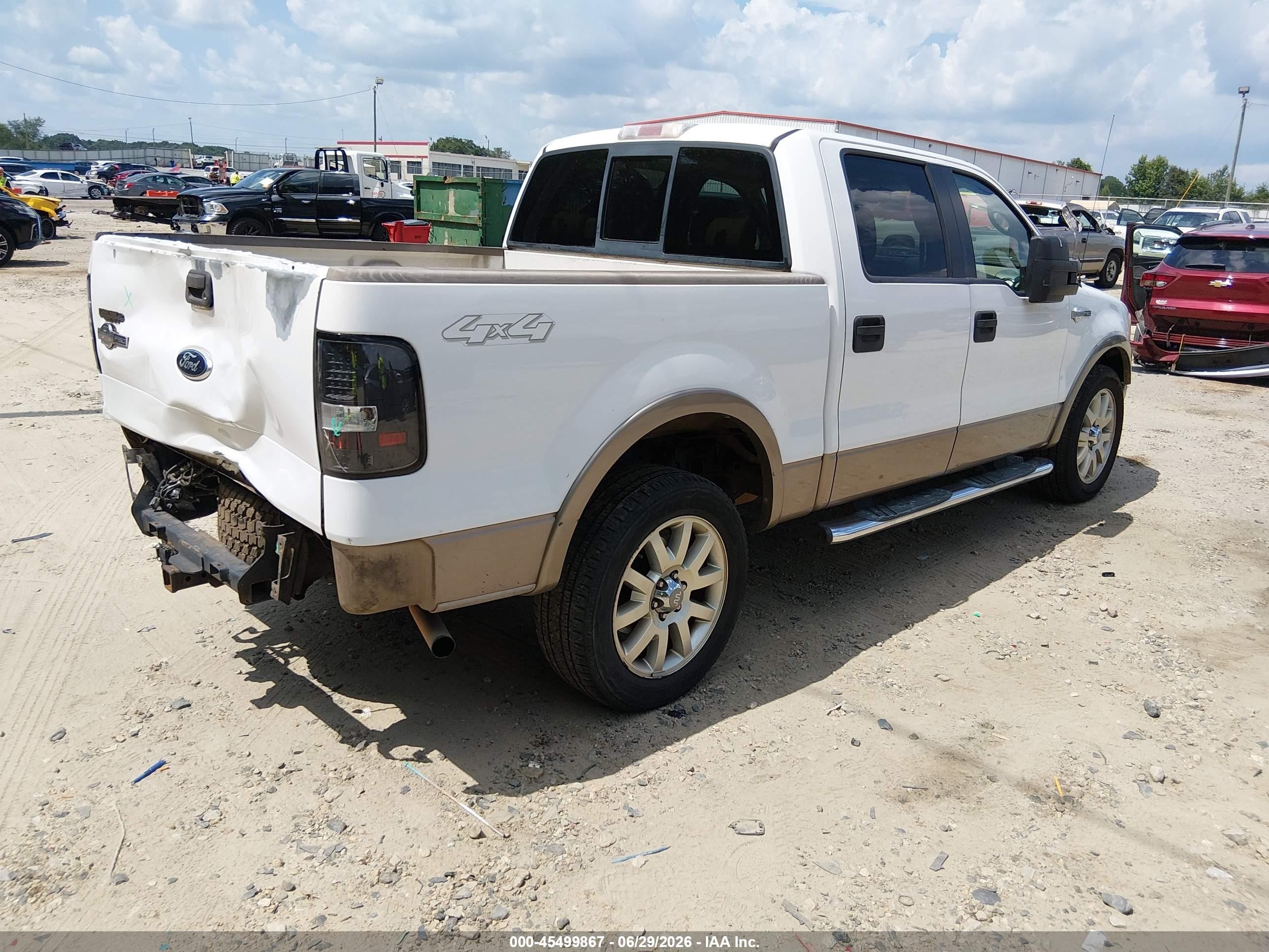 2006 Ford F-150 Fx4/lariat/xlt White vin: 1FTPW14586KB54171