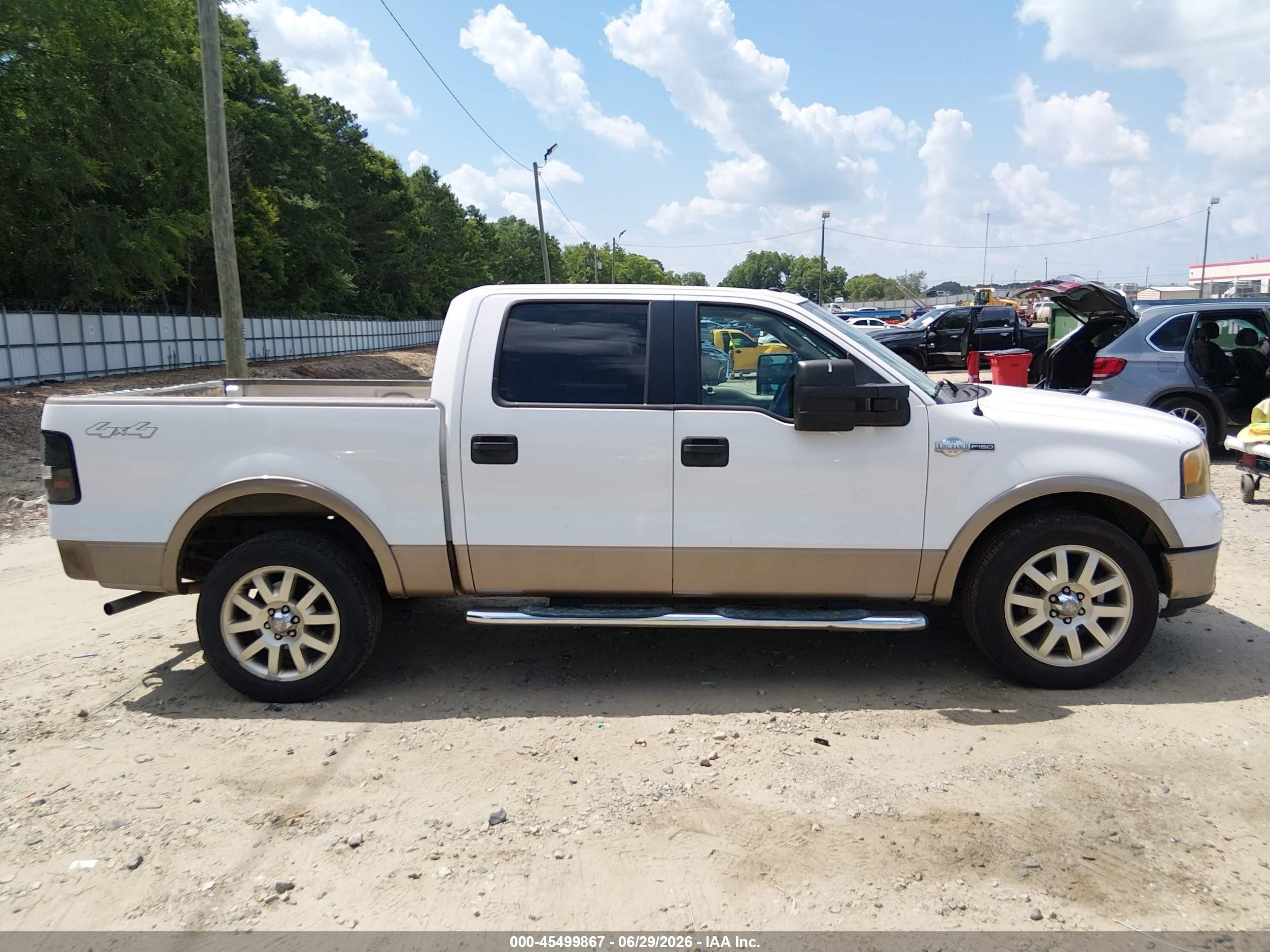 2006 Ford F-150 Fx4/lariat/xlt White vin: 1FTPW14586KB54171