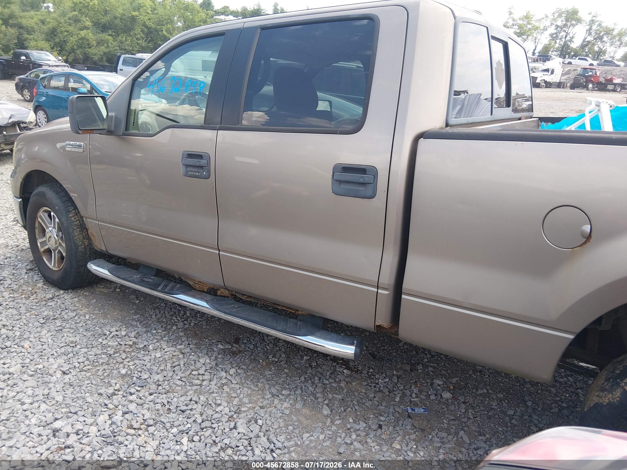 2006 Ford F-150 Fx4/lariat/xlt Beige vin: 1FTPW14586KC76500