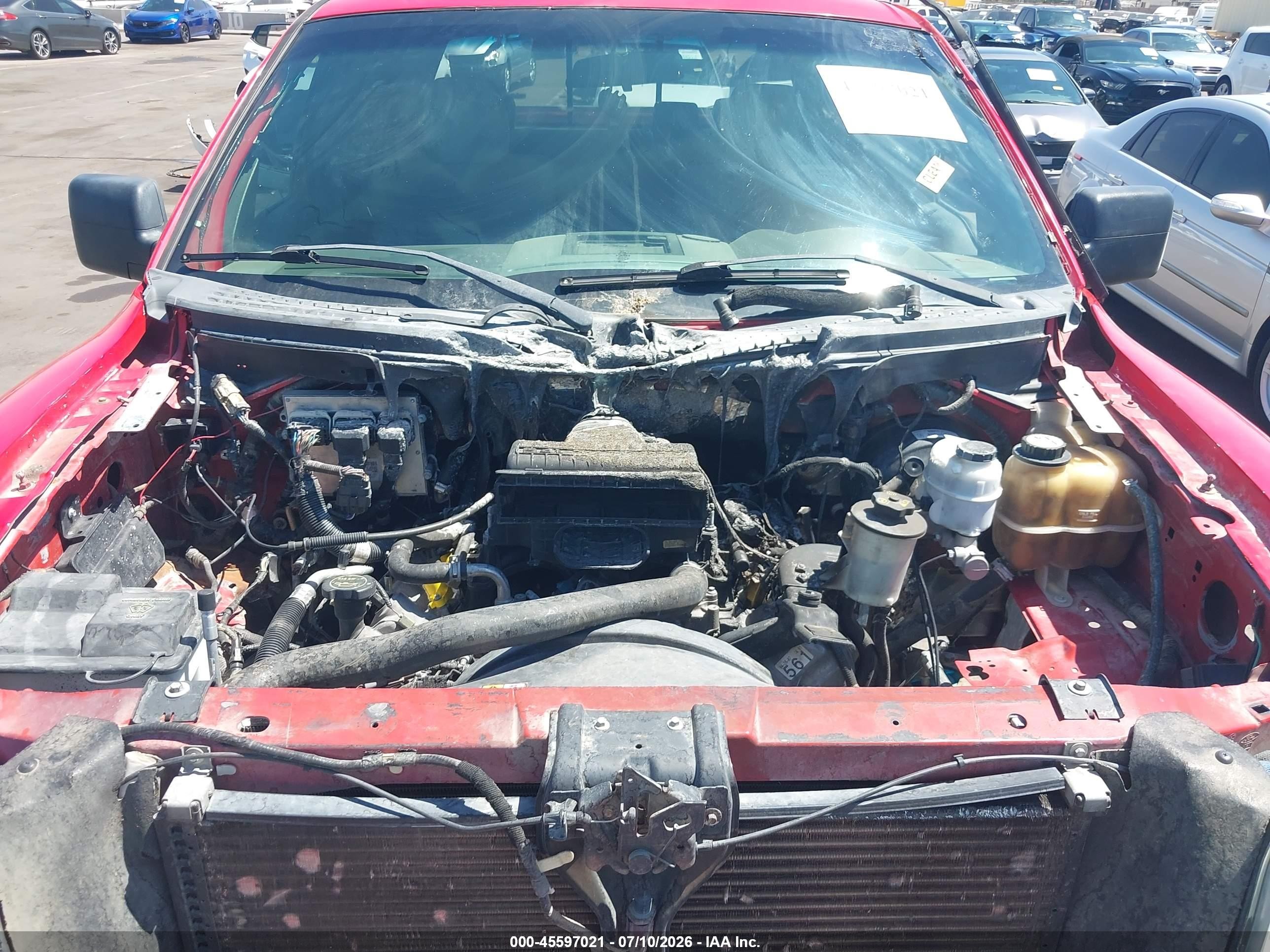 2007 Ford F-150 Fx4/lariat/xlt Red vin: 1FTPW14587KC77714