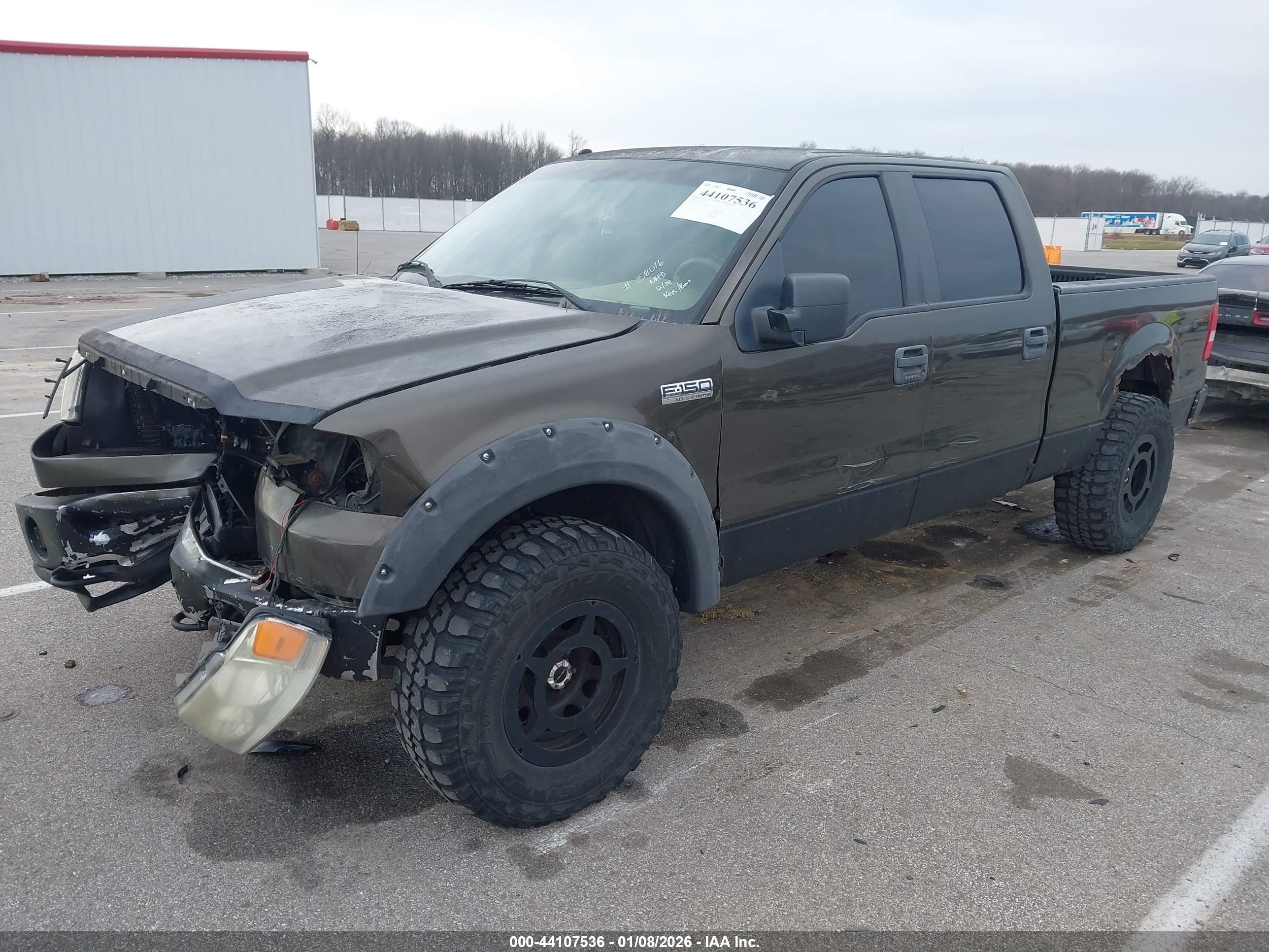 2008 Ford F-150 60th Anniversary/fx4/king Ranch/lariat/limited/xlt Gray vin: 1FTPW14588FA00233