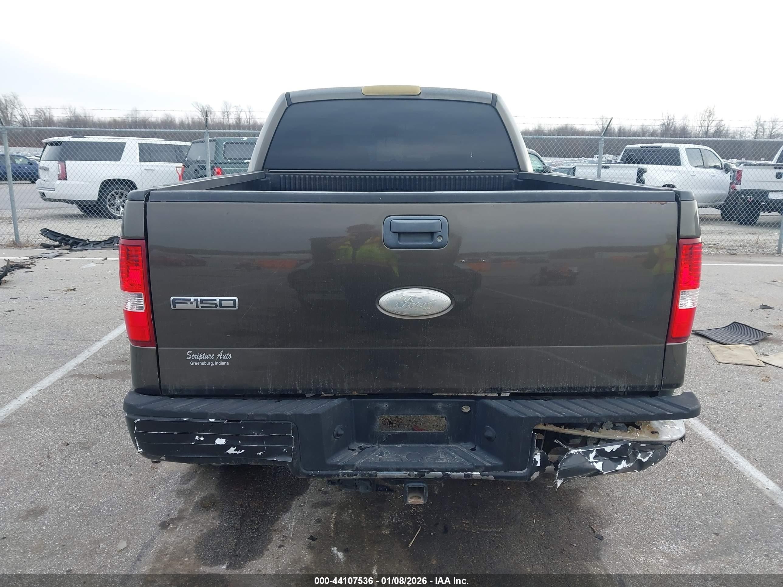 2008 Ford F-150 60th Anniversary/fx4/king Ranch/lariat/limited/xlt Gray vin: 1FTPW14588FA00233