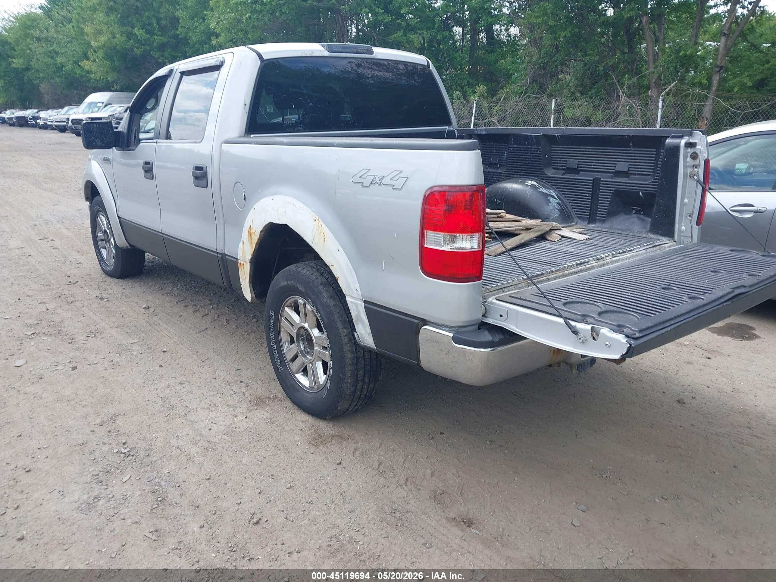 2008 Ford F-150 60th Anniversary/fx4/king Ranch/lariat/limited/xlt Silver vin: 1FTPW14588FA76874