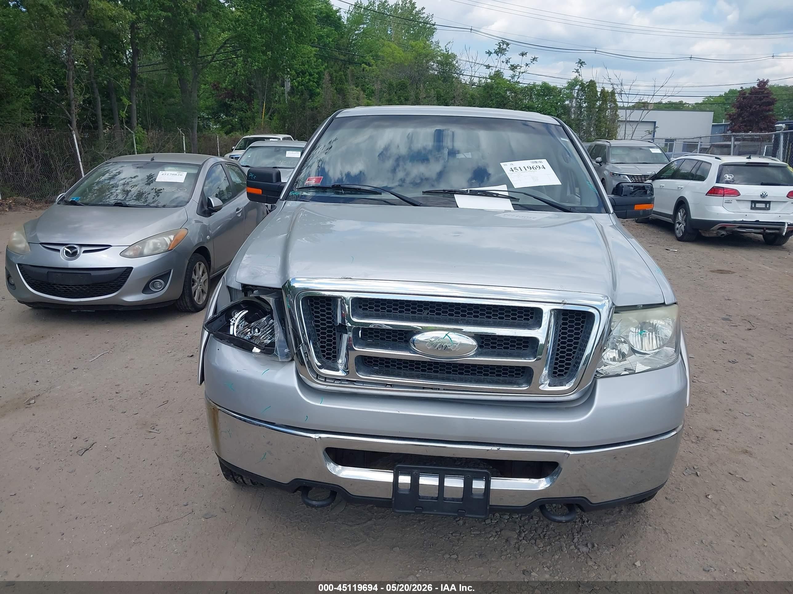 2008 Ford F-150 60th Anniversary/fx4/king Ranch/lariat/limited/xlt Silver vin: 1FTPW14588FA76874