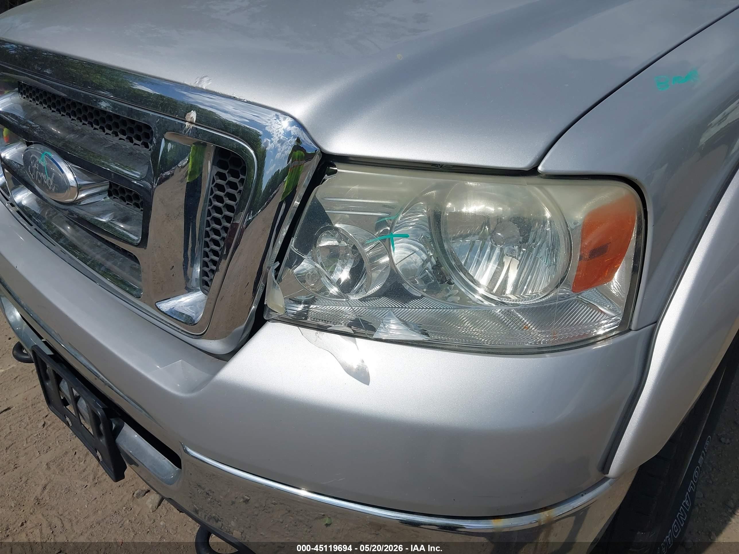 2008 Ford F-150 60th Anniversary/fx4/king Ranch/lariat/limited/xlt Silver vin: 1FTPW14588FA76874