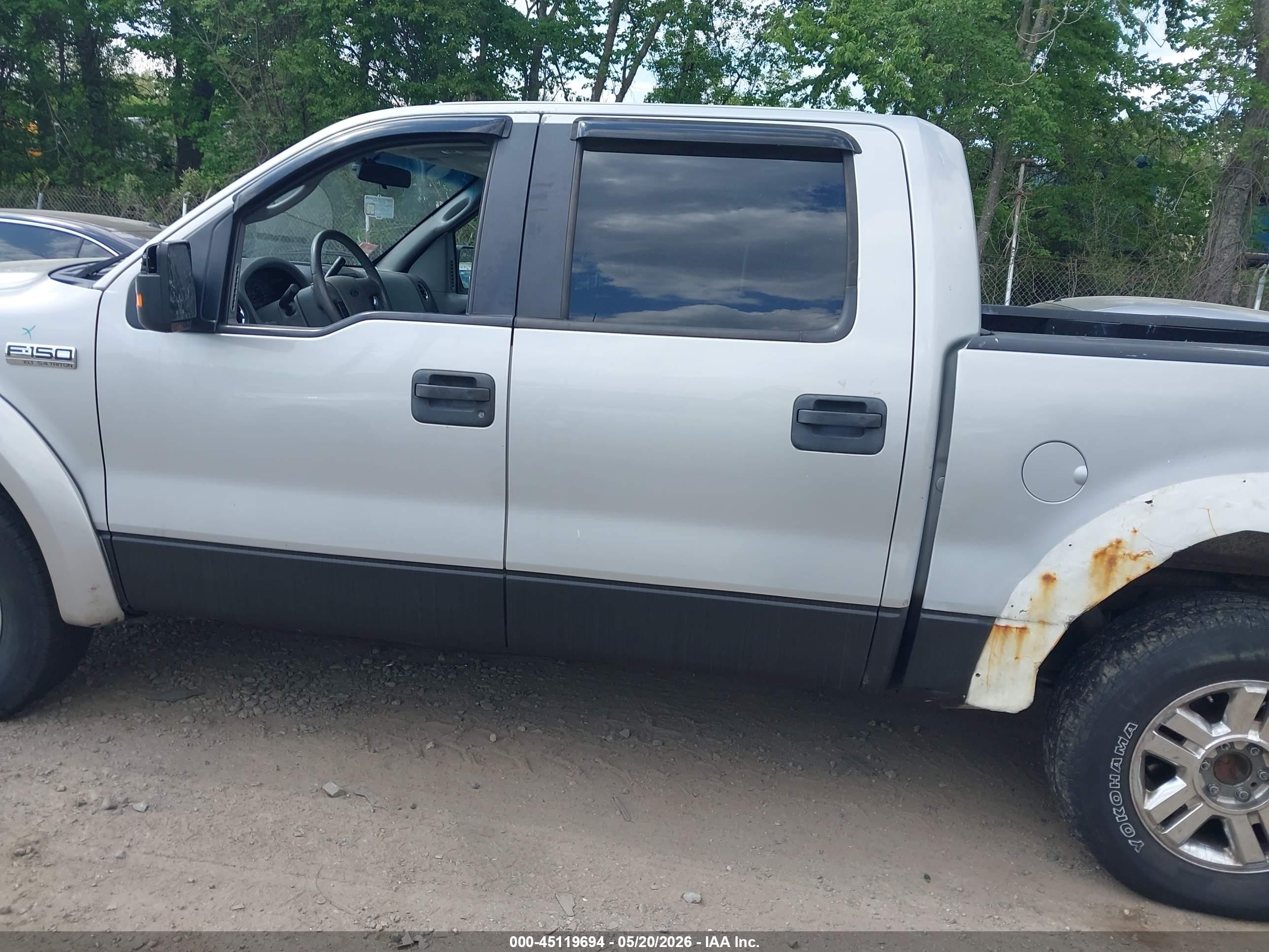 2008 Ford F-150 60th Anniversary/fx4/king Ranch/lariat/limited/xlt Silver vin: 1FTPW14588FA76874