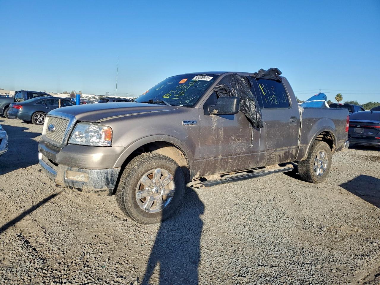 2004 Ford F150 Supercrew Tan vin: 1FTPW14594KA74570