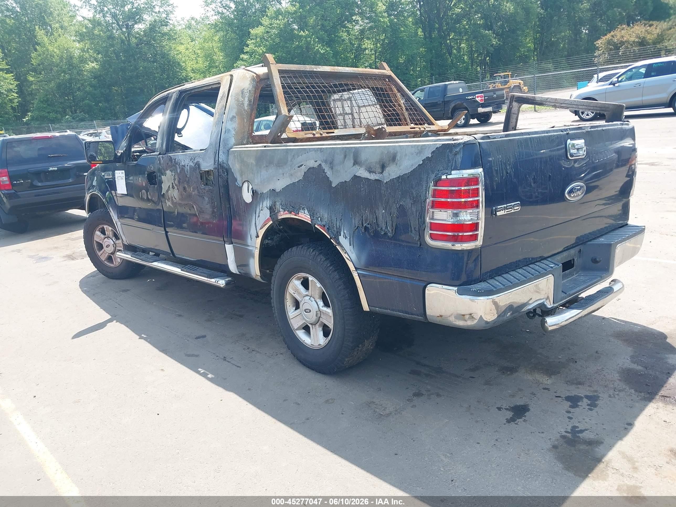 2004 Ford F-150 Fx4/lariat/xlt Blue vin: 1FTPW14594KA84449