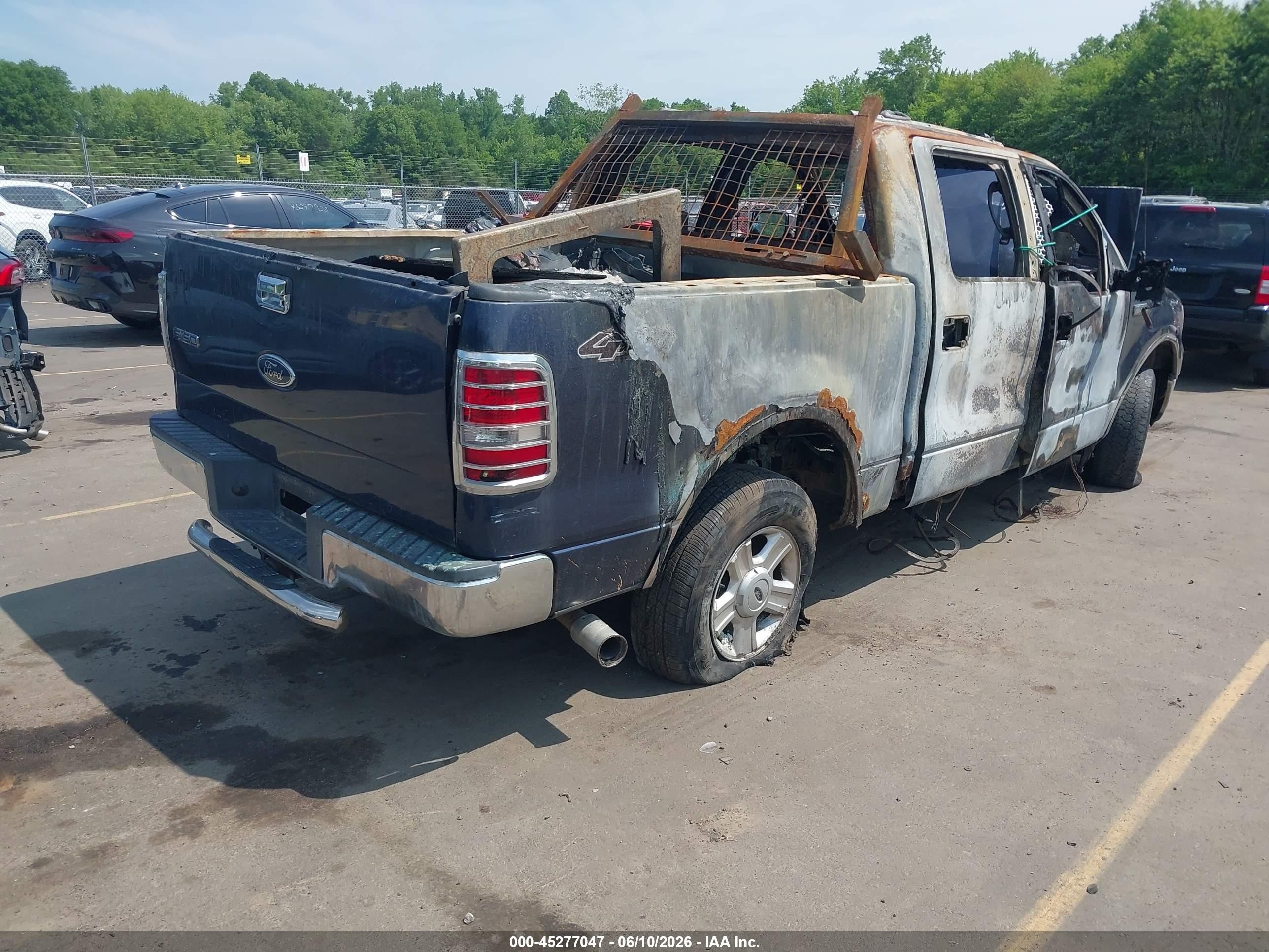 2004 Ford F-150 Fx4/lariat/xlt Blue vin: 1FTPW14594KA84449