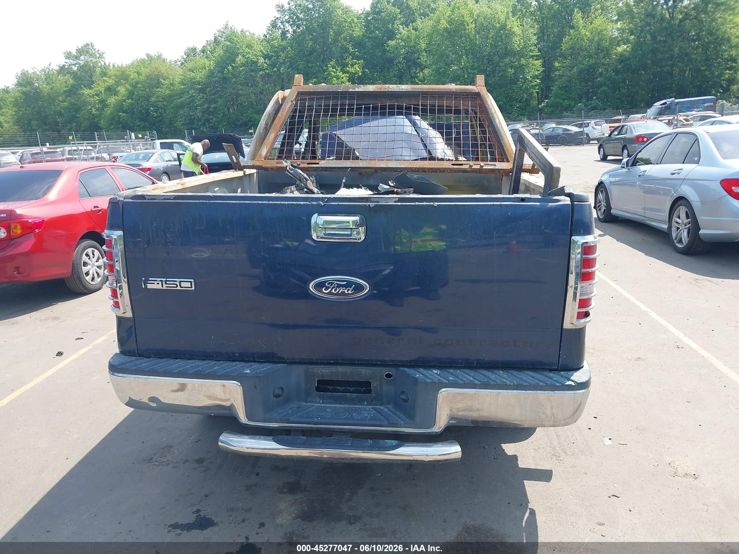 2004 Ford F-150 Fx4/lariat/xlt Blue vin: 1FTPW14594KA84449