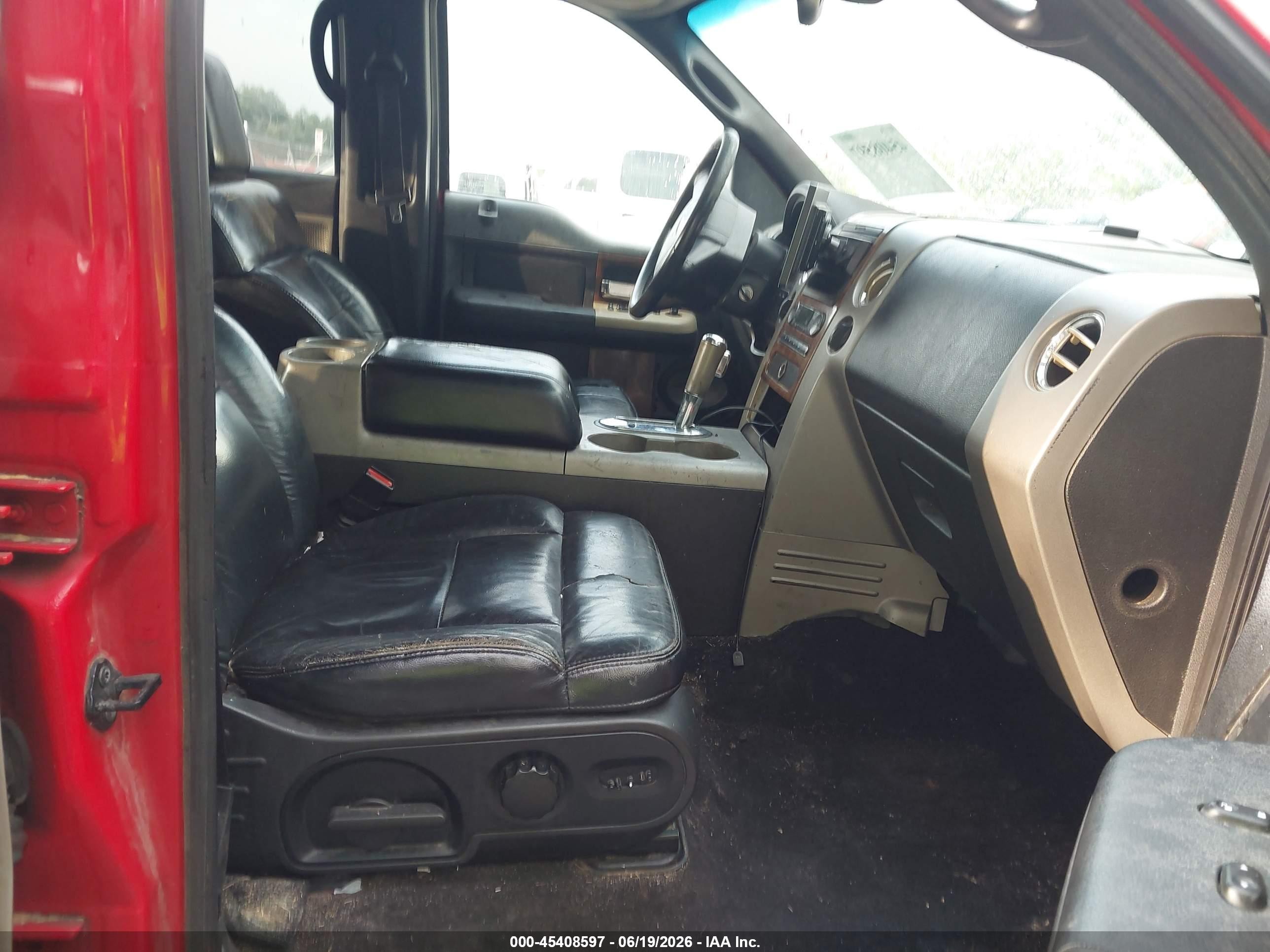 2004 Ford F-150 Fx4/lariat/xlt Red vin: 1FTPW14594KB00536