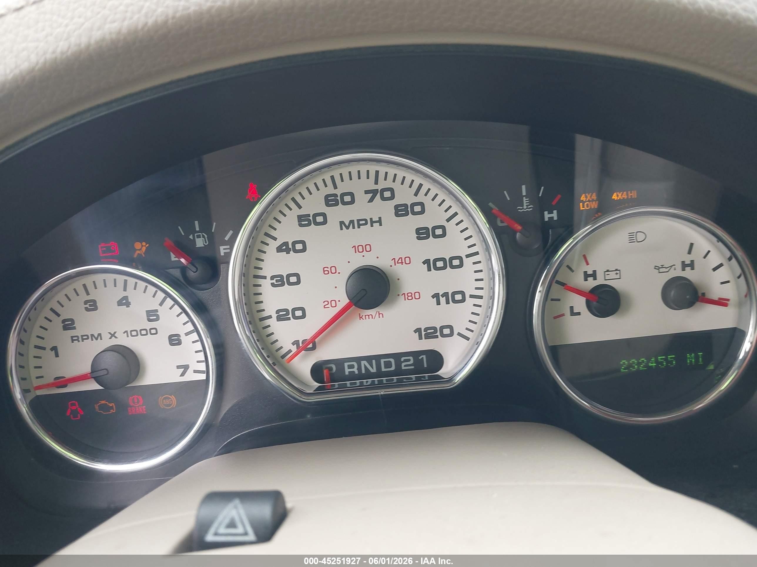 2004 Ford F-150 Fx4/lariat/xlt Burgundy vin: 1FTPW14594KC29019