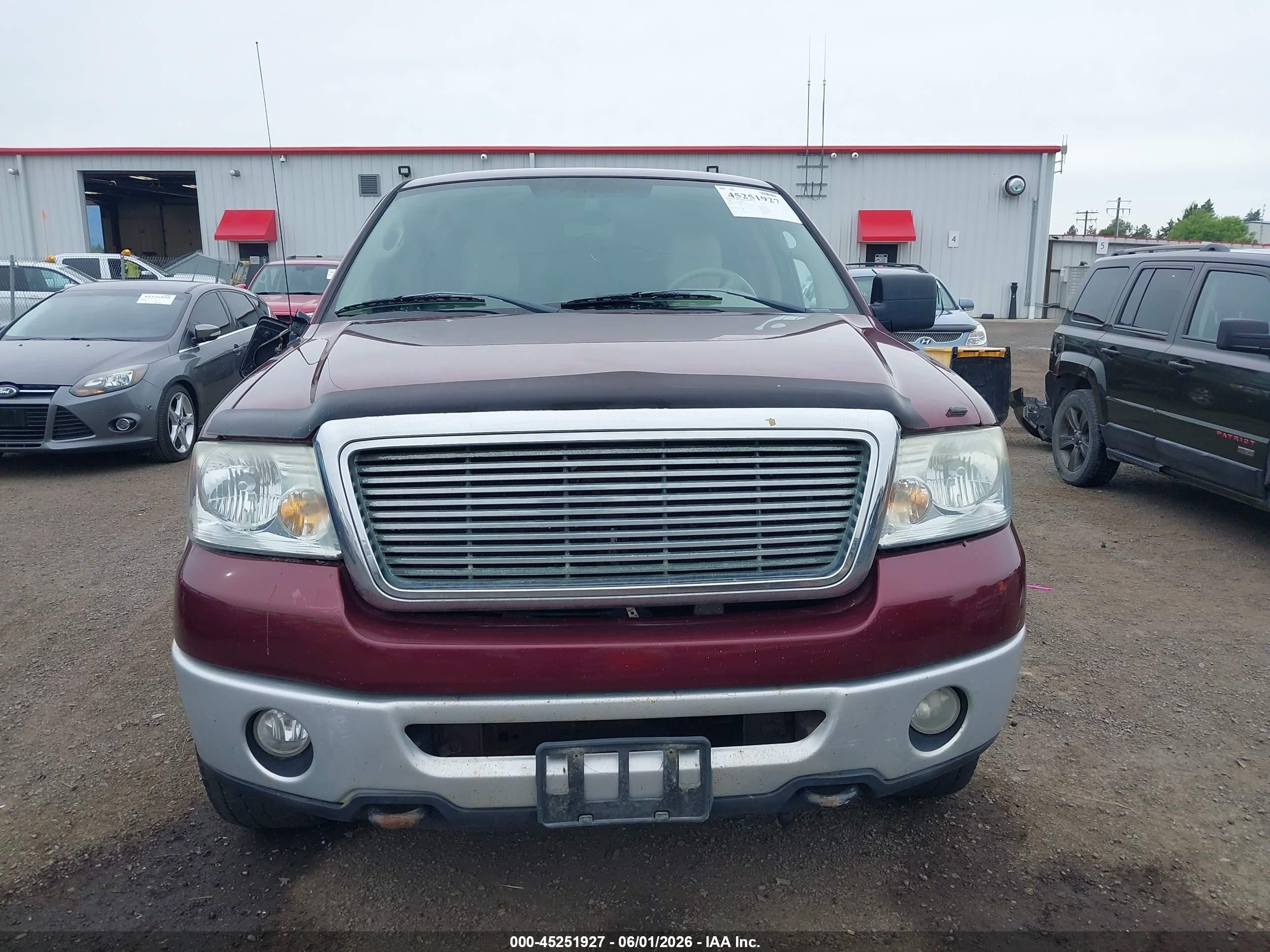 2004 Ford F-150 Fx4/lariat/xlt Burgundy vin: 1FTPW14594KC29019