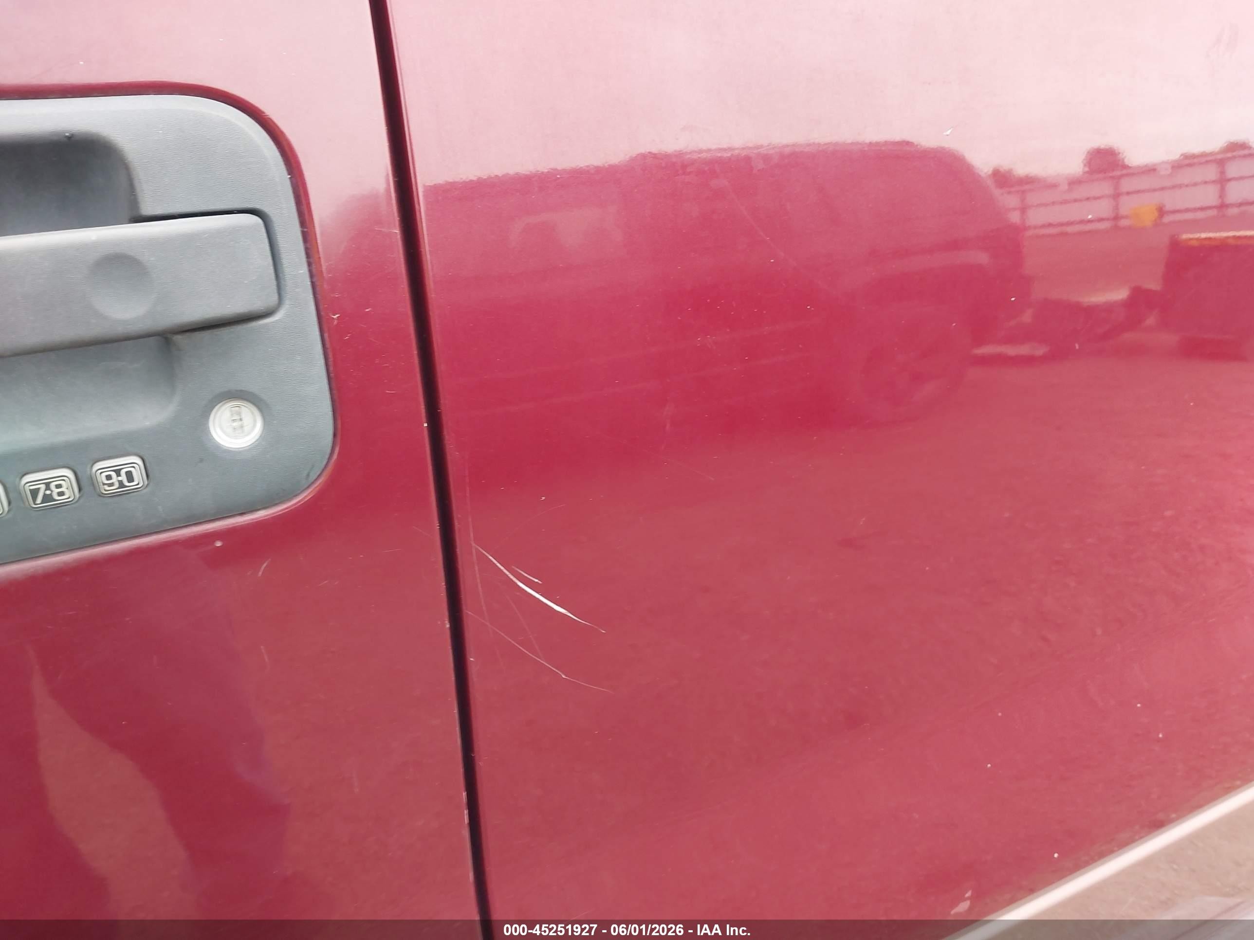 2004 Ford F-150 Fx4/lariat/xlt Burgundy vin: 1FTPW14594KC29019