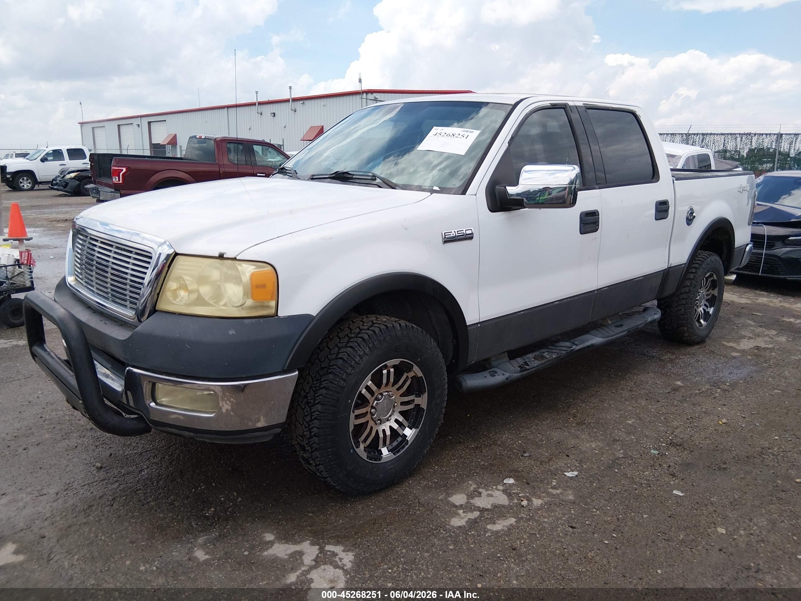 2004 Ford F-150 Fx4/lariat/xlt White vin: 1FTPW14594KC33183