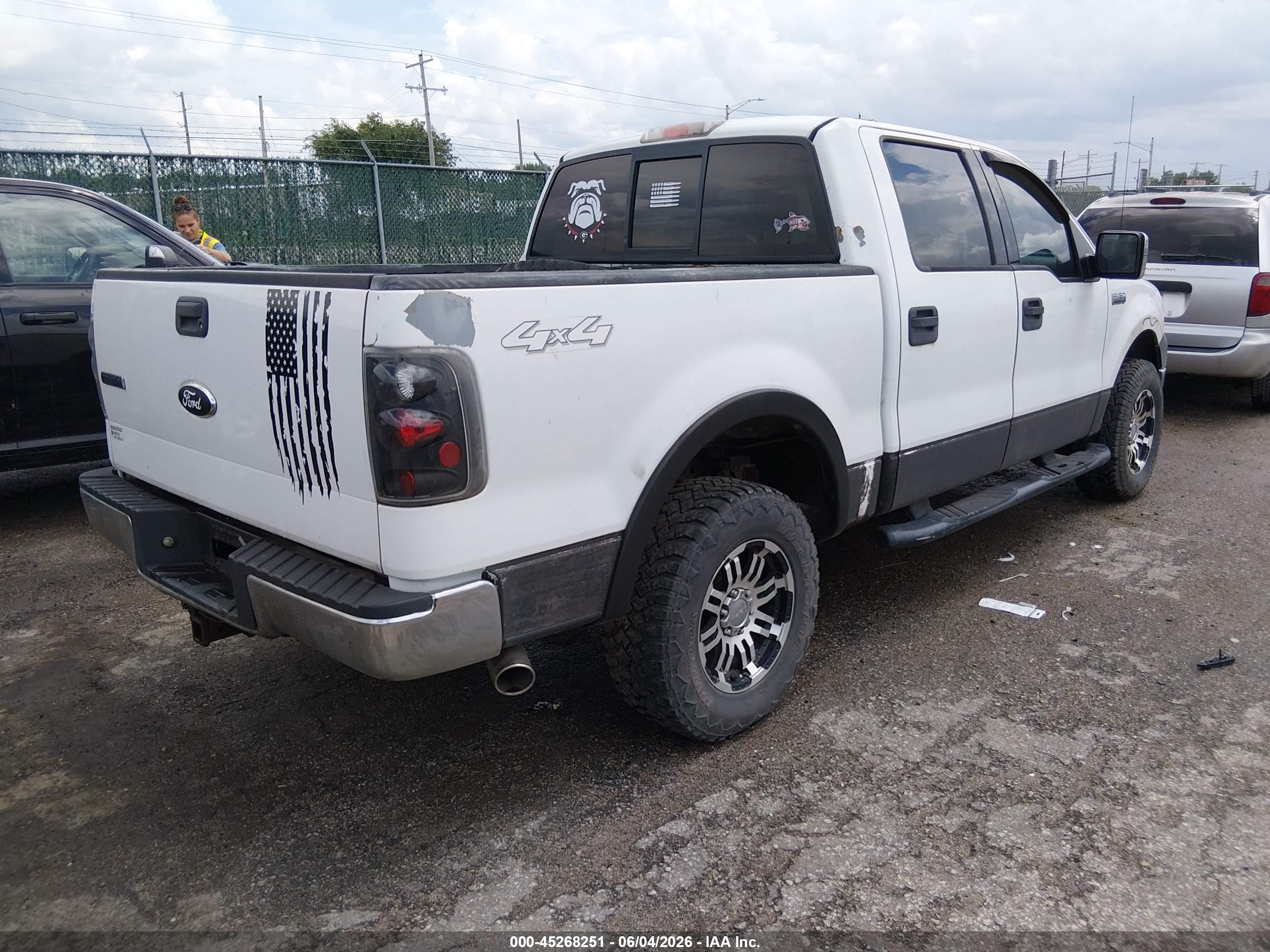 2004 Ford F-150 Fx4/lariat/xlt White vin: 1FTPW14594KC33183