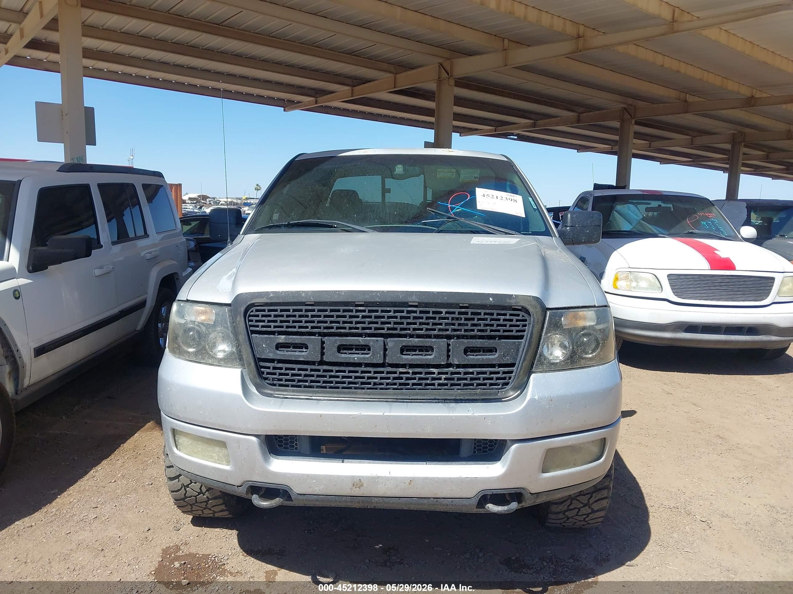 2004 Ford F-150 Fx4/lariat/xlt Gray vin: 1FTPW14594KC34799