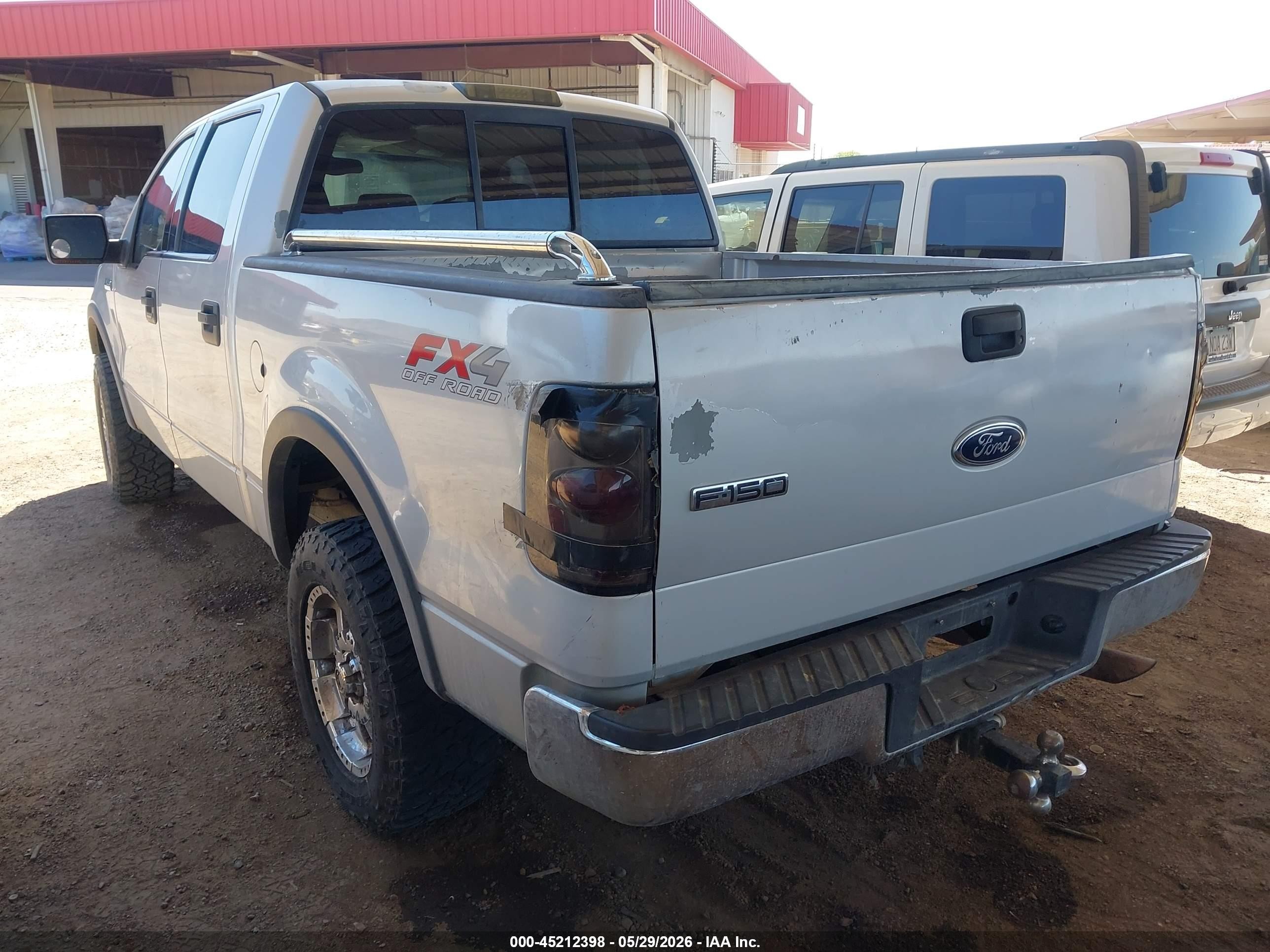2004 Ford F-150 Fx4/lariat/xlt Gray vin: 1FTPW14594KC34799
