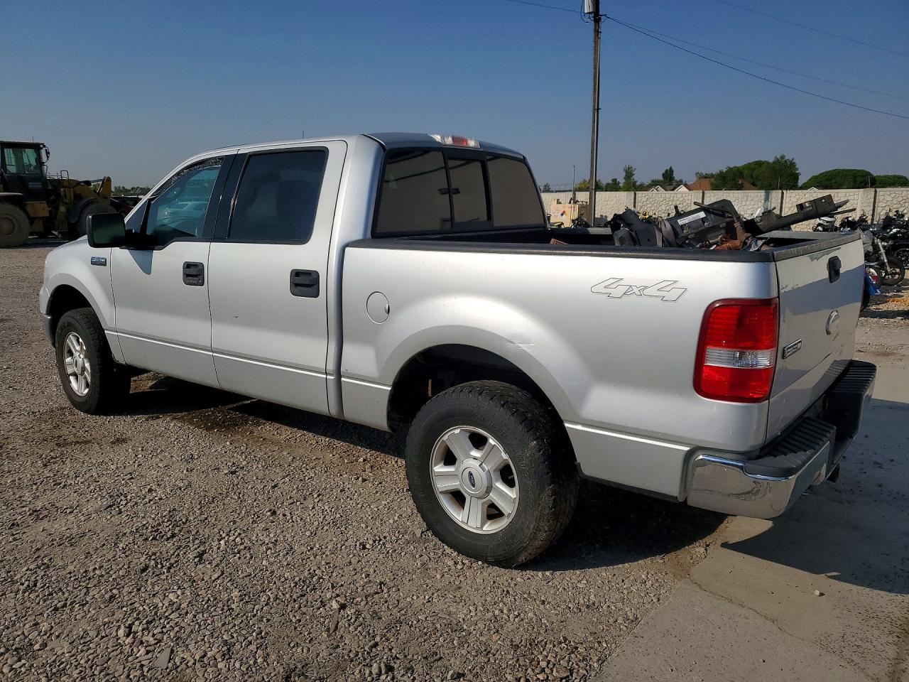2004 Ford F150 Supercrew Silver vin: 1FTPW14594KD05631