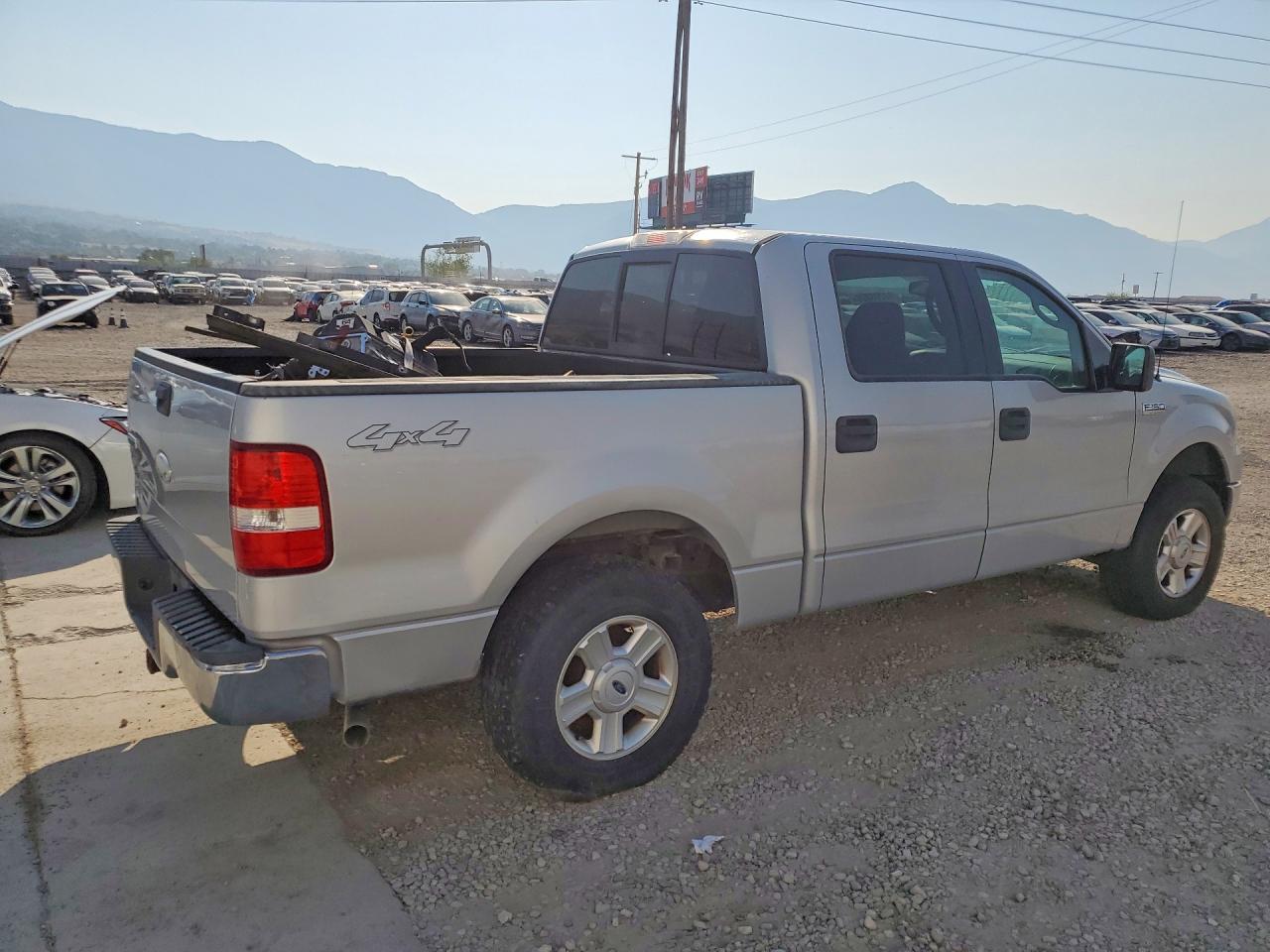 2004 Ford F150 Supercrew Silver vin: 1FTPW14594KD05631