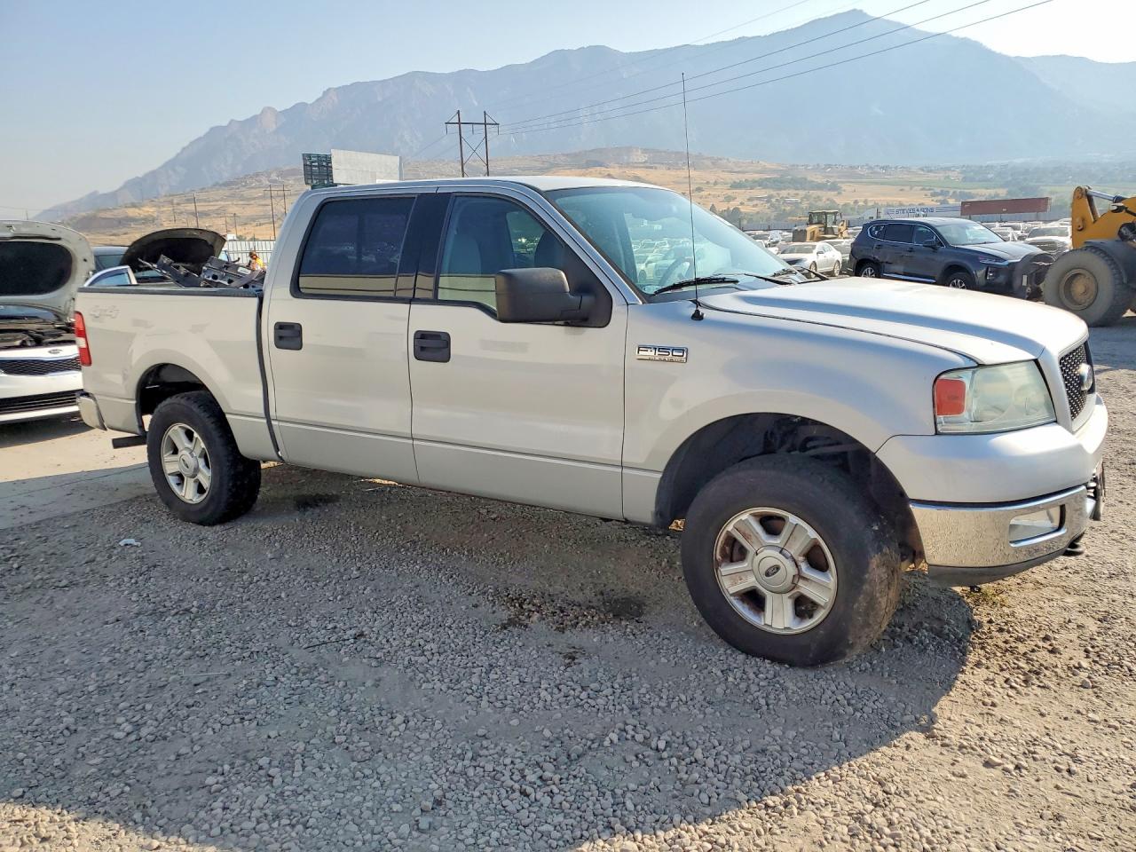 2004 Ford F150 Supercrew Silver vin: 1FTPW14594KD05631