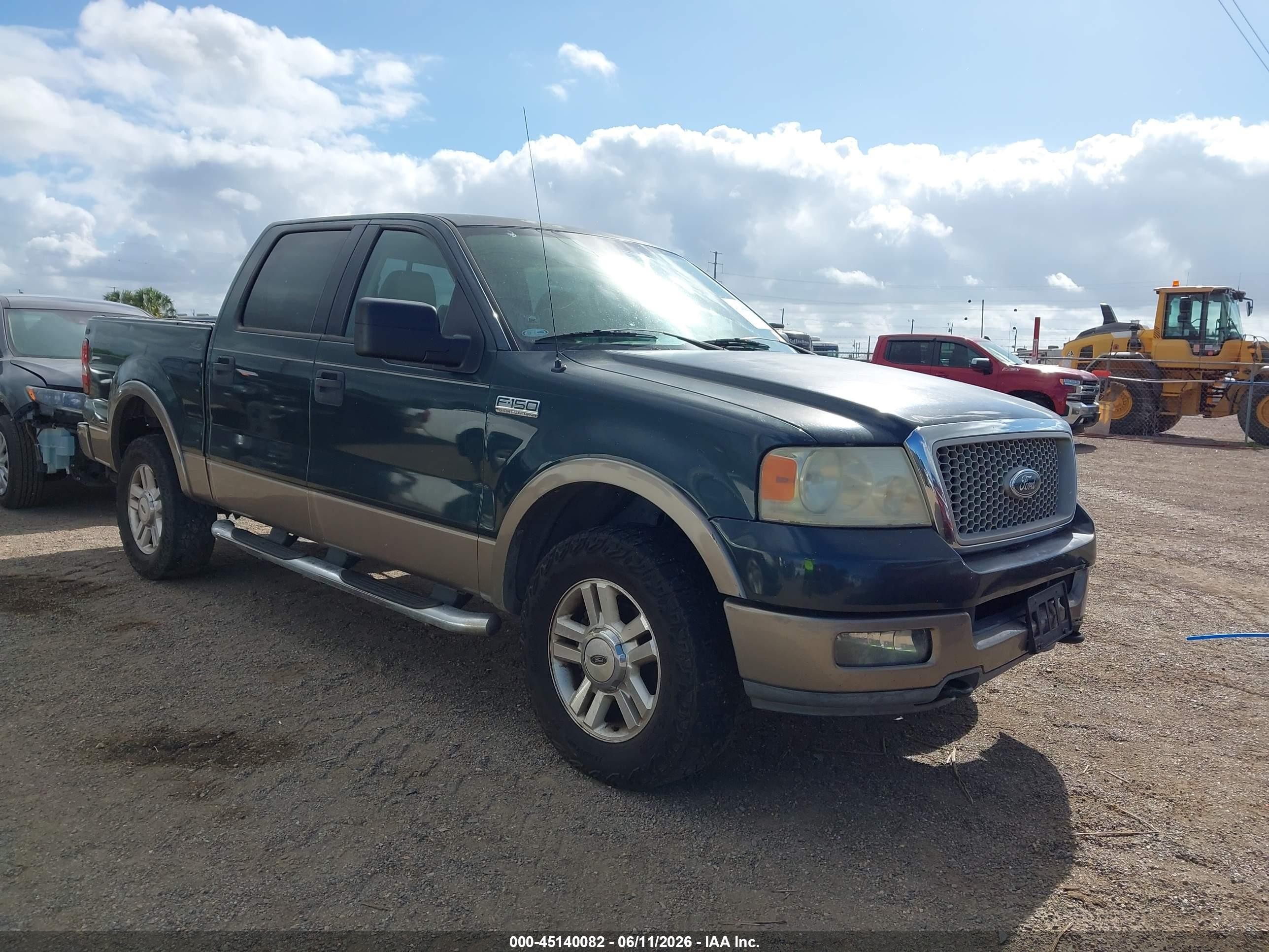 2004 Ford F-150 Fx4/lariat/xlt Green vin: 1FTPW14594KD30660