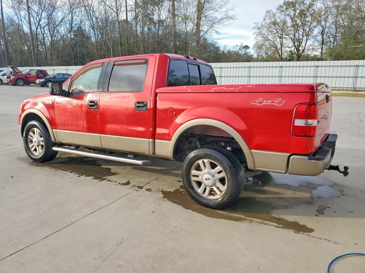 2004 Ford F150 Supercrew Red vin: 1FTPW14594KD74822