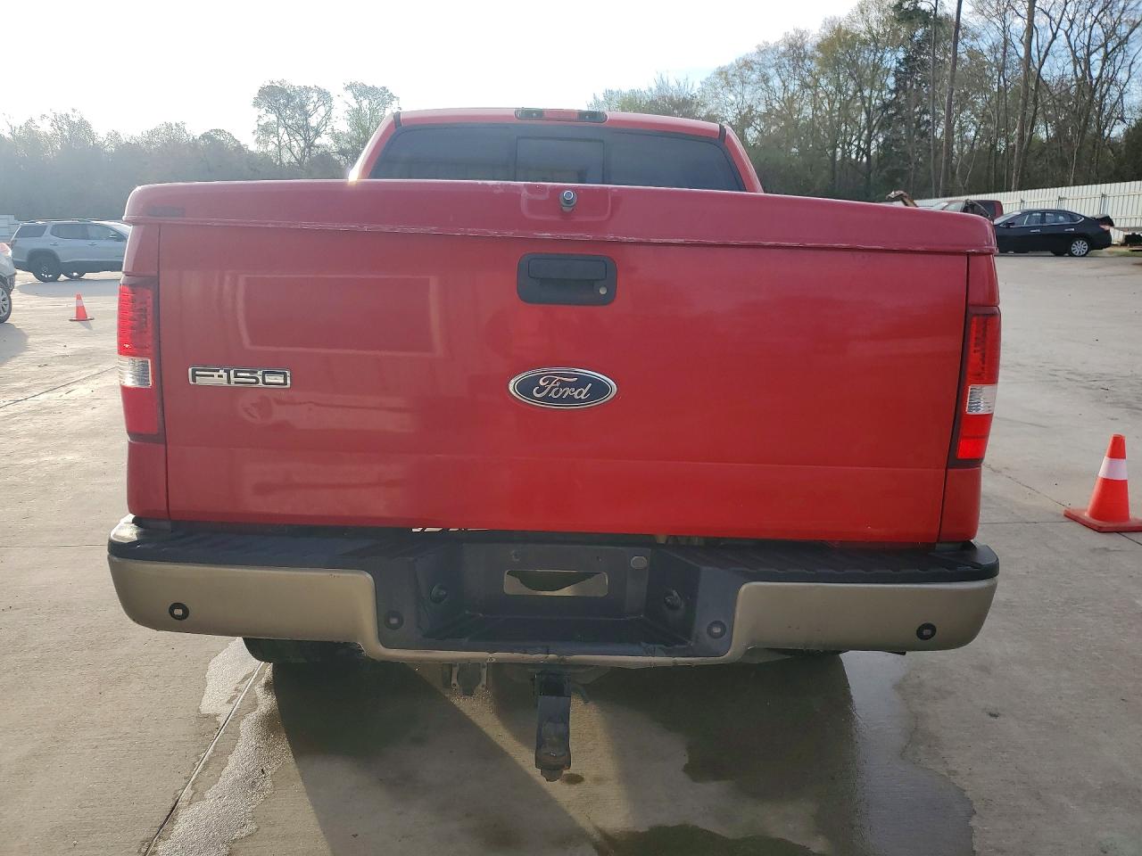 2004 Ford F150 Supercrew Red vin: 1FTPW14594KD74822