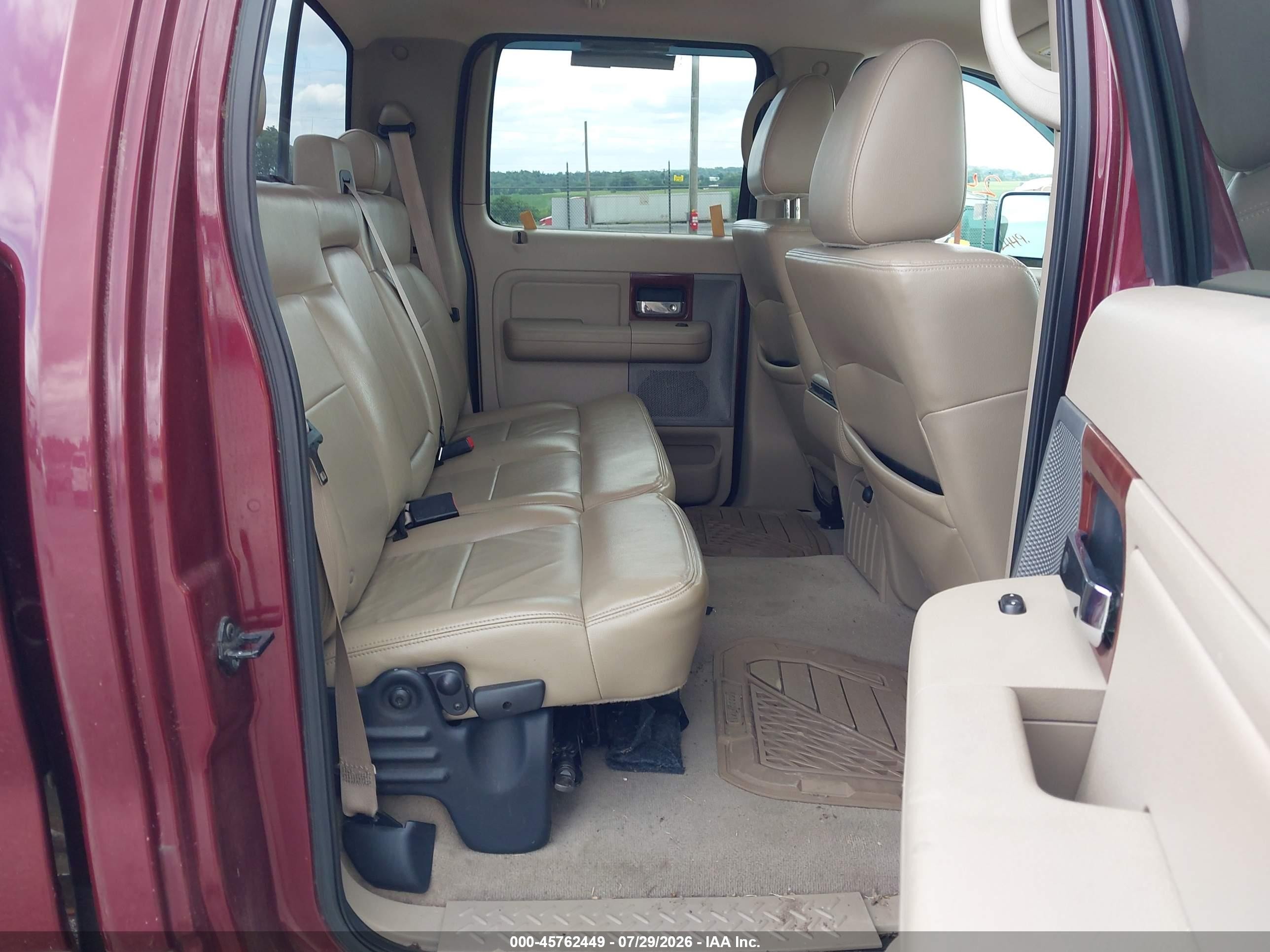 2005 Ford F-150 Fx4/lariat/xlt Maroon vin: 1FTPW14595FA53339