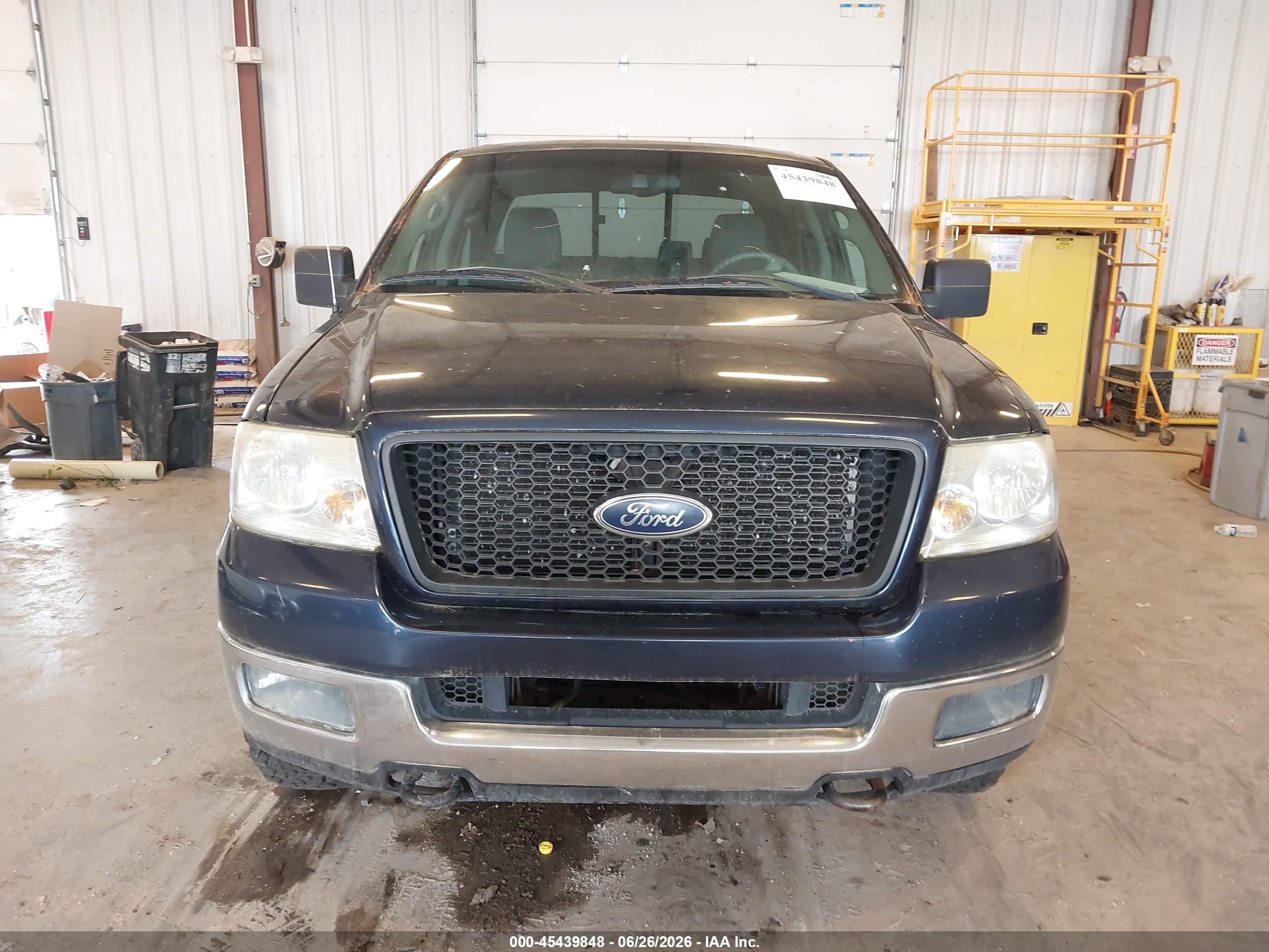 2005 Ford F-150 Fx4/lariat/xlt Blue vin: 1FTPW14595FA74997
