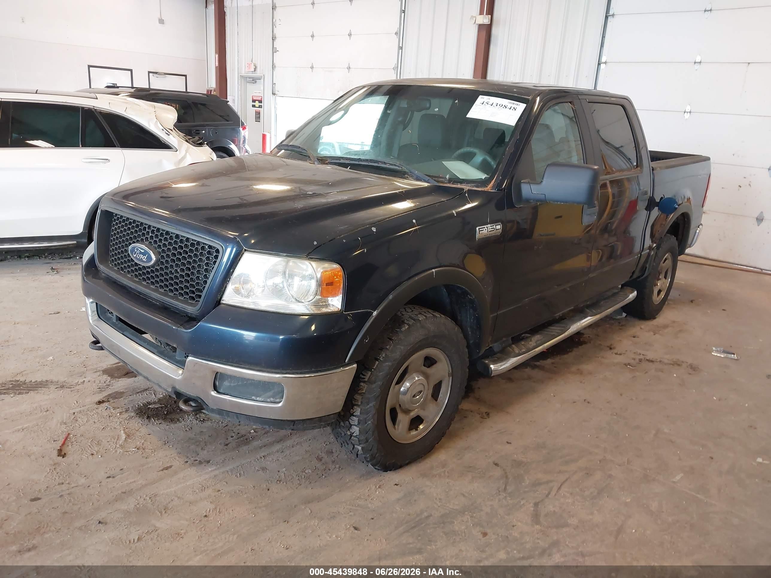2005 Ford F-150 Fx4/lariat/xlt Blue vin: 1FTPW14595FA74997
