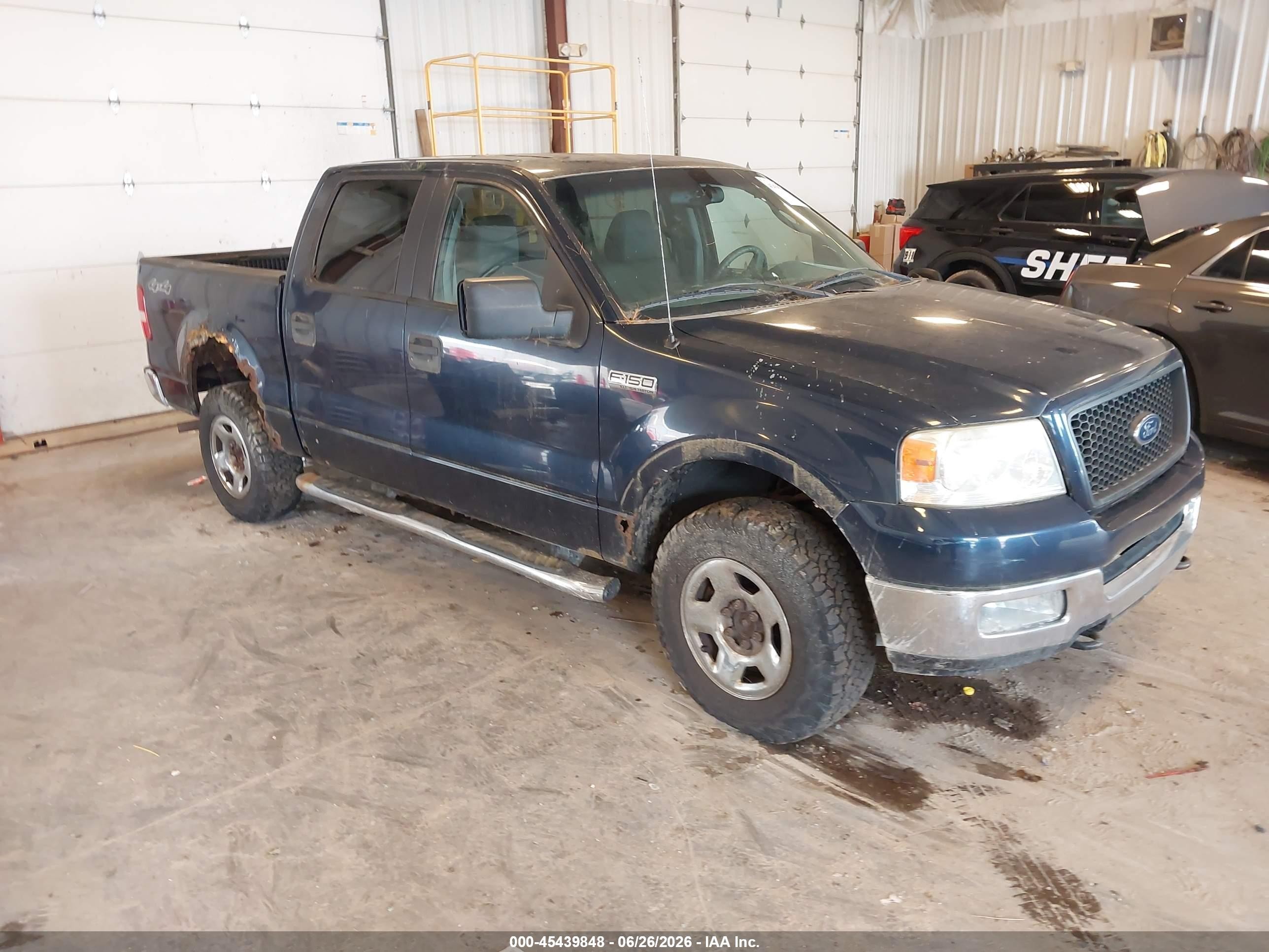 2005 Ford F-150 Fx4/lariat/xlt Blue vin: 1FTPW14595FA74997