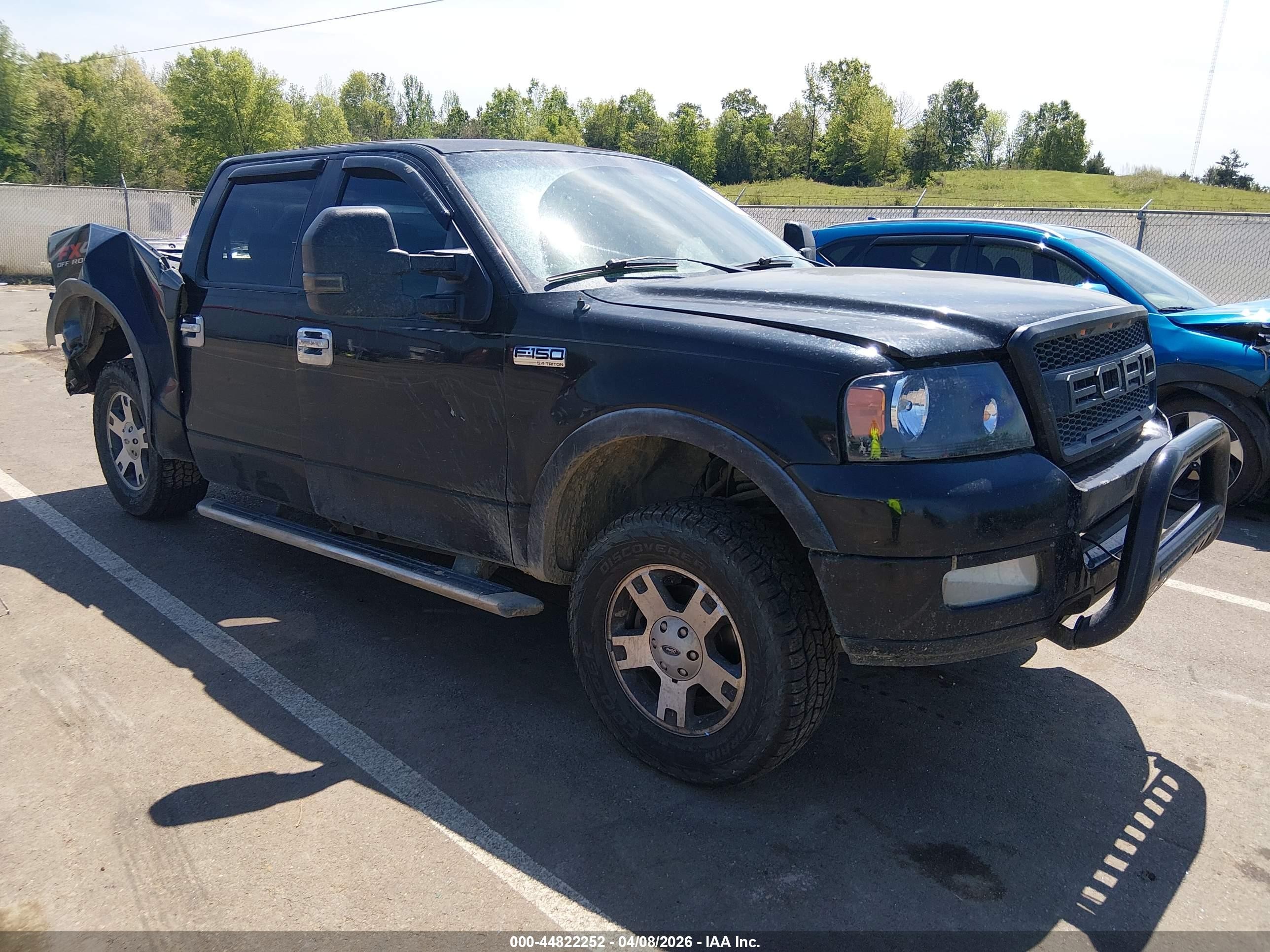 2005 Ford F-150 Fx4/lariat/xlt Black vin: 1FTPW14595FB15564