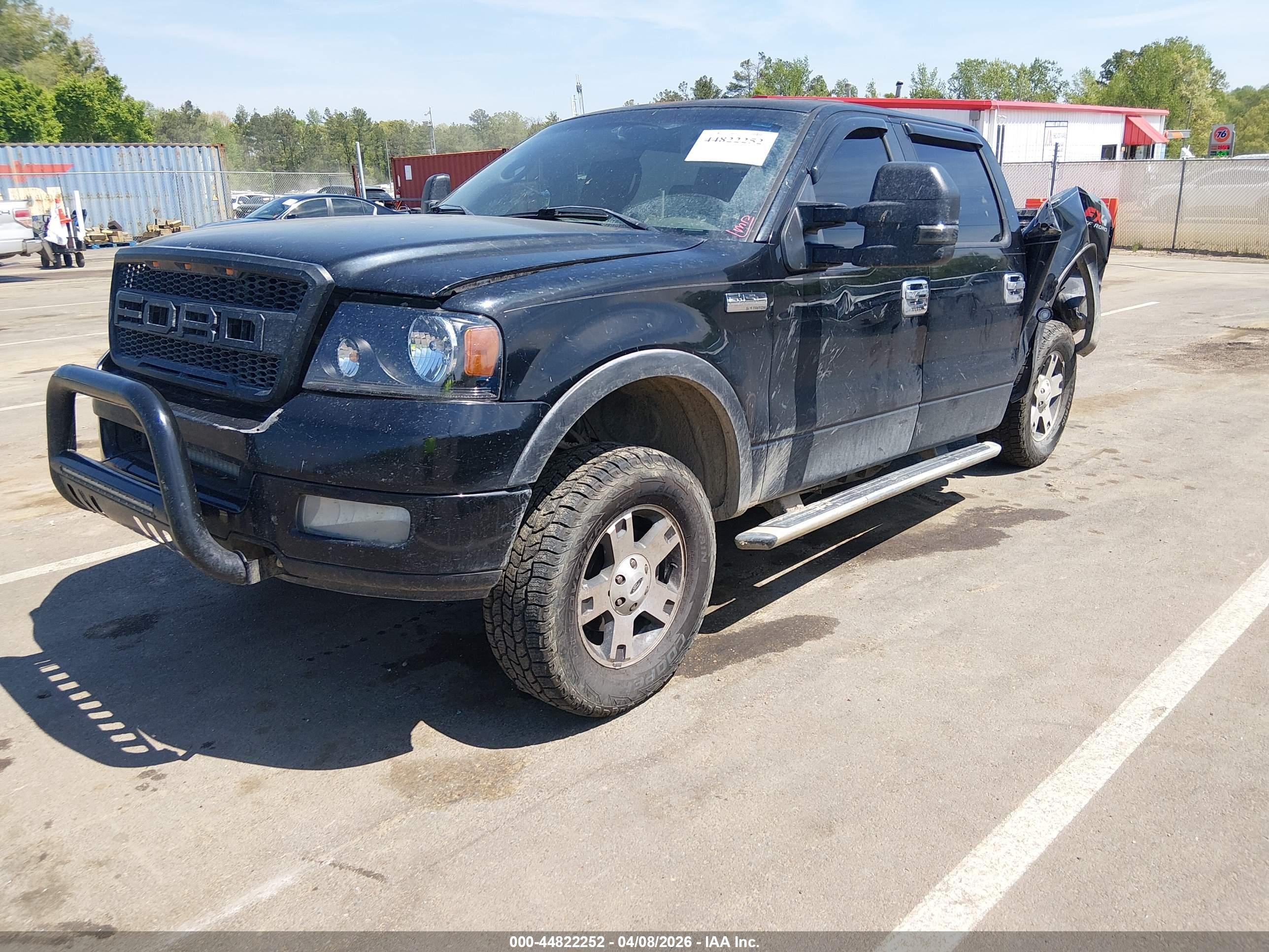 2005 Ford F-150 Fx4/lariat/xlt Black vin: 1FTPW14595FB15564