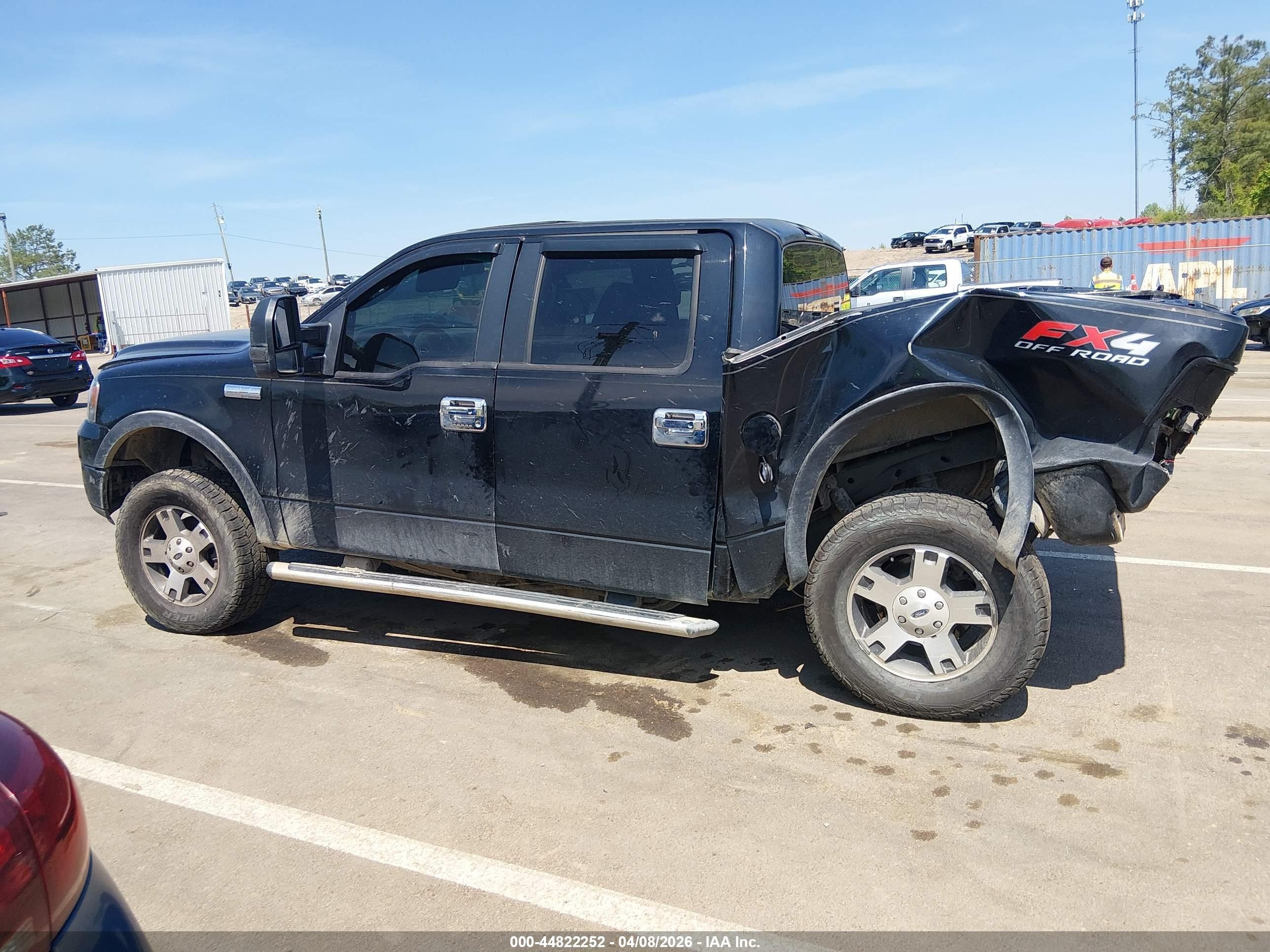 2005 Ford F-150 Fx4/lariat/xlt Black vin: 1FTPW14595FB15564