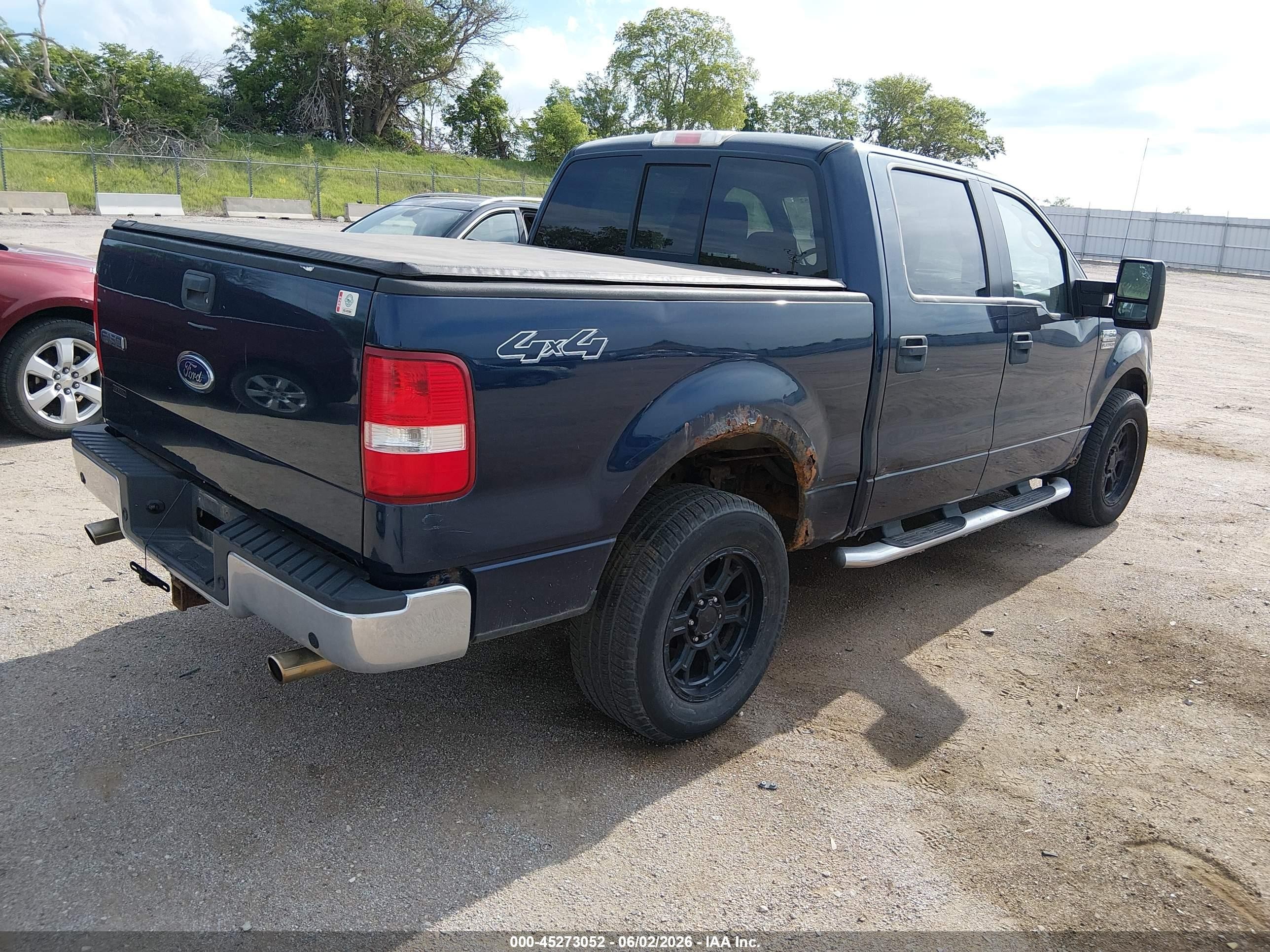 2005 Ford F-150 Fx4/lariat/xlt Dark Blue vin: 1FTPW14595FB37886