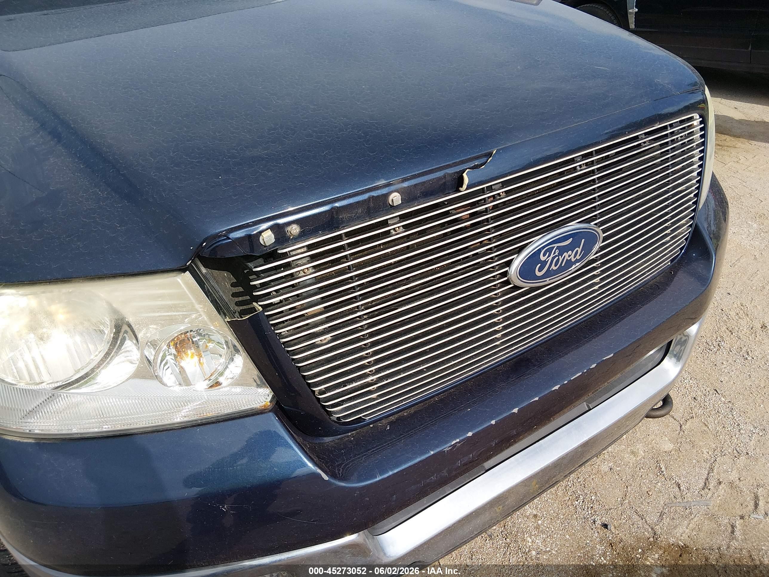 2005 Ford F-150 Fx4/lariat/xlt Dark Blue vin: 1FTPW14595FB37886